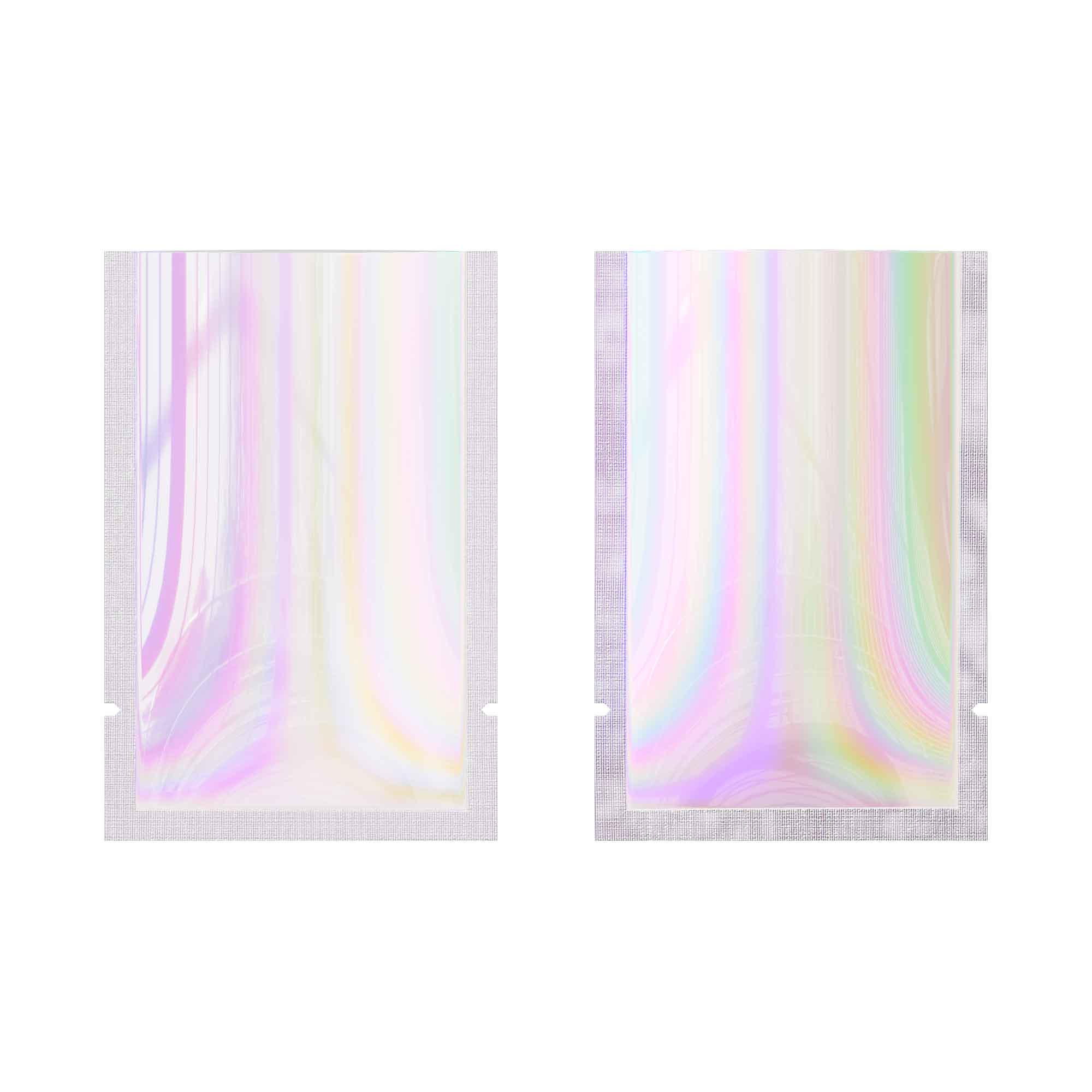 Clear Plastic Galactic Holographic Metallic Mylar Bags Clear Plastic Galactic Holographic Metallic Mylar Bags