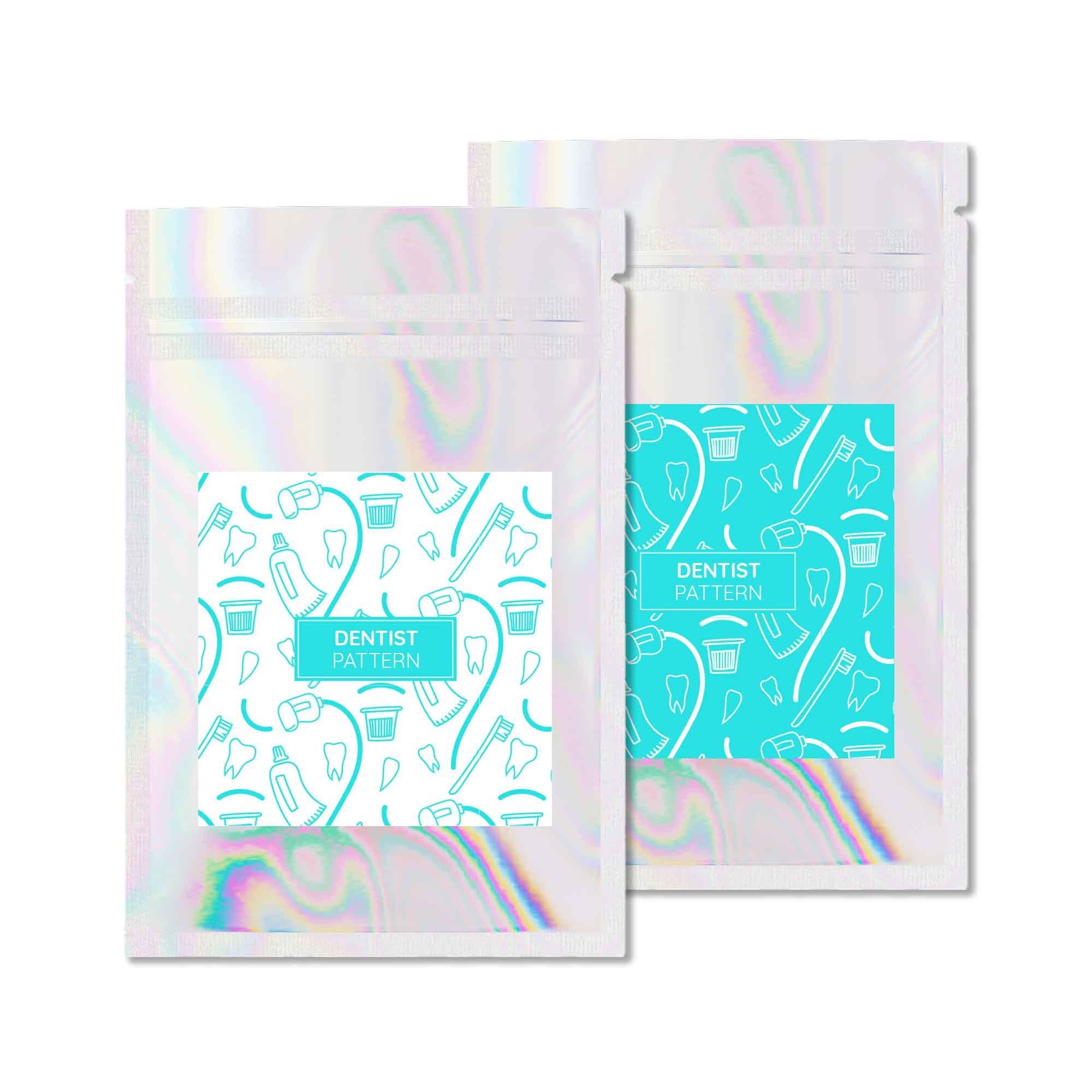 Customizable Diamond Holographic Double-Sided Flat Zipper Customizable Diamond Holographic Double-Sided Flat Zipper