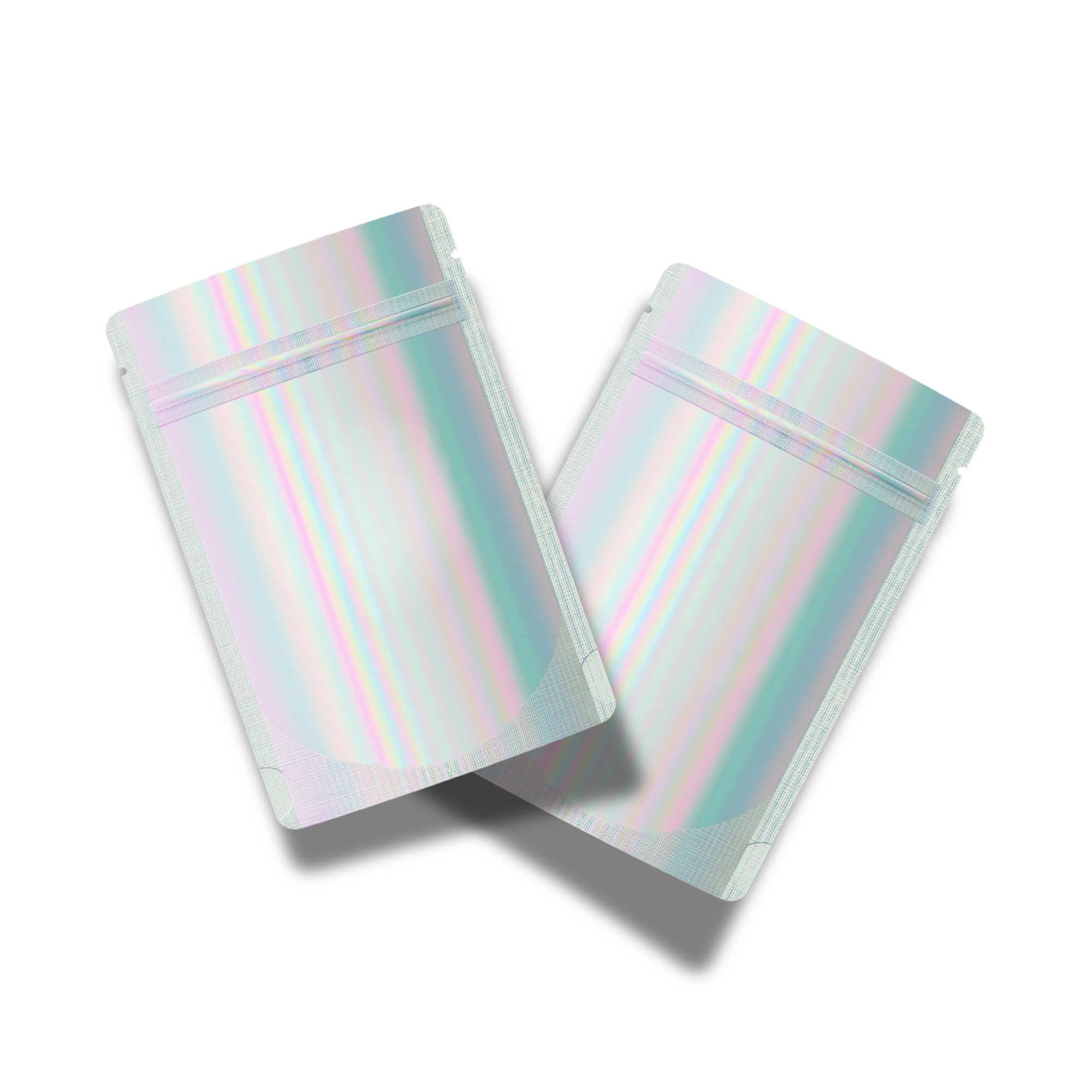 Customizable Diamond Holographic Stand Up Zipper Seal