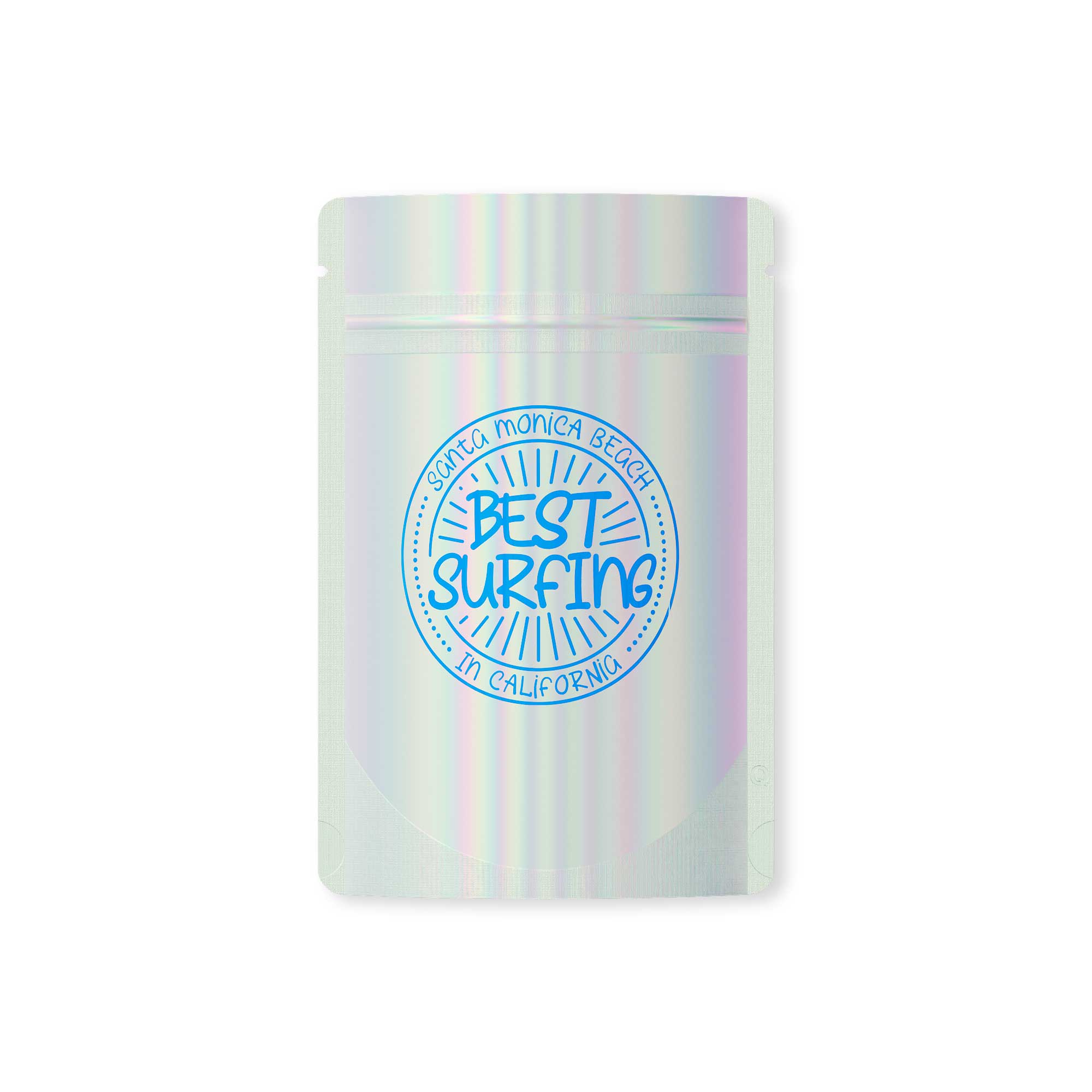 Customizable Diamond Holographic Stand Up Zipper Seal Customizable Diamond Holographic Stand Up Zipper Seal