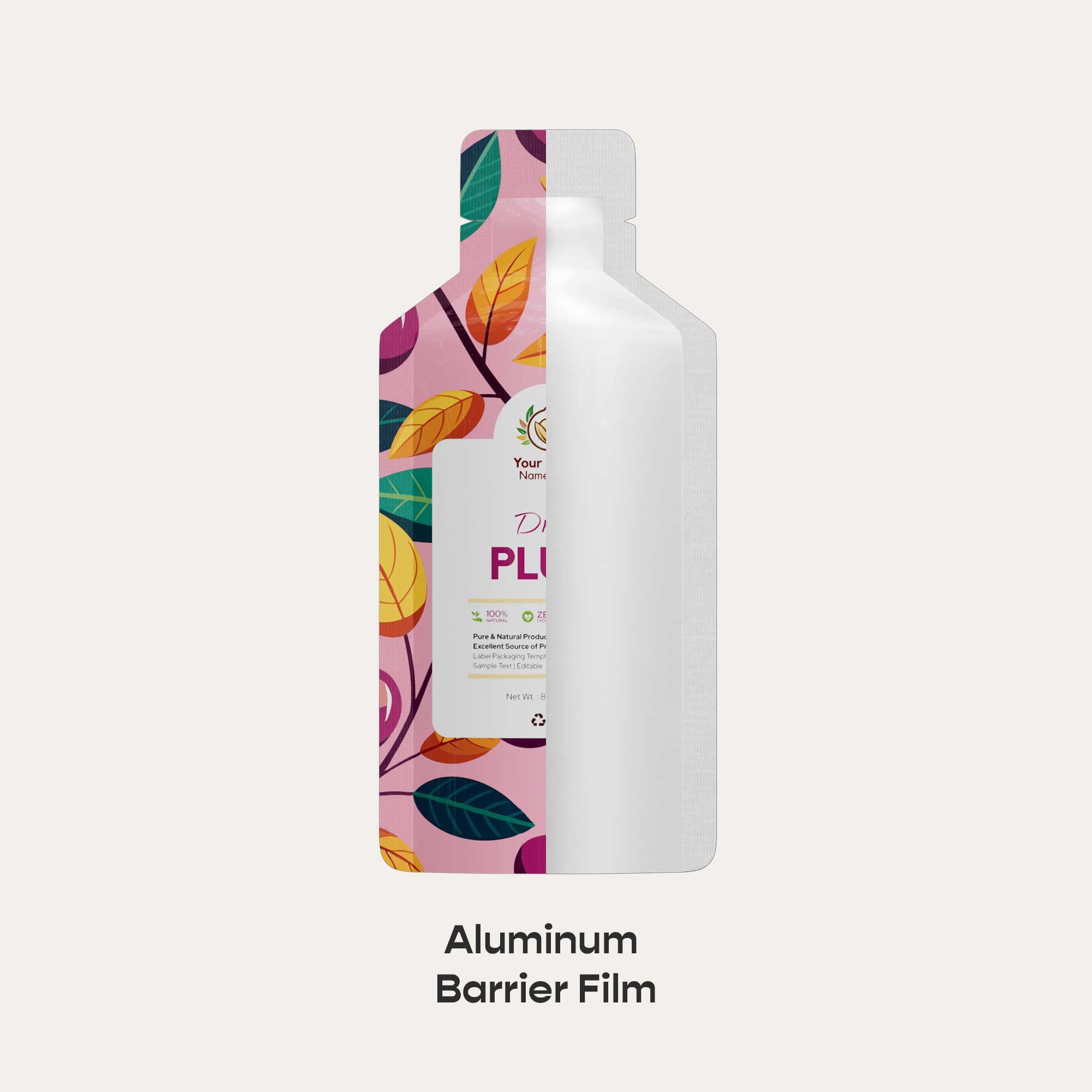 Customizable Double-Sided Glossy Aluminum Bottle Shape Open Customizable Double-Sided Glossy Aluminum Bottle Shape Open