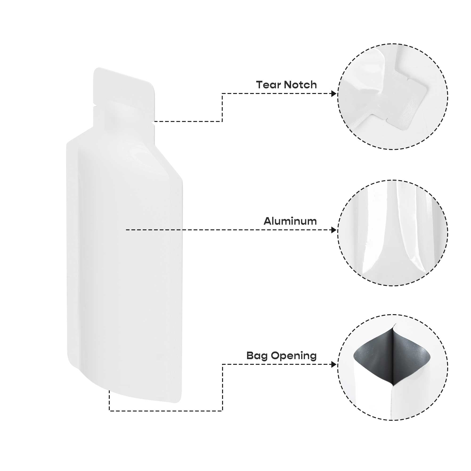 Customizable Double-Sided Glossy Aluminum Bottle Shape Open Customizable Double-Sided Glossy Aluminum Bottle Shape Open
