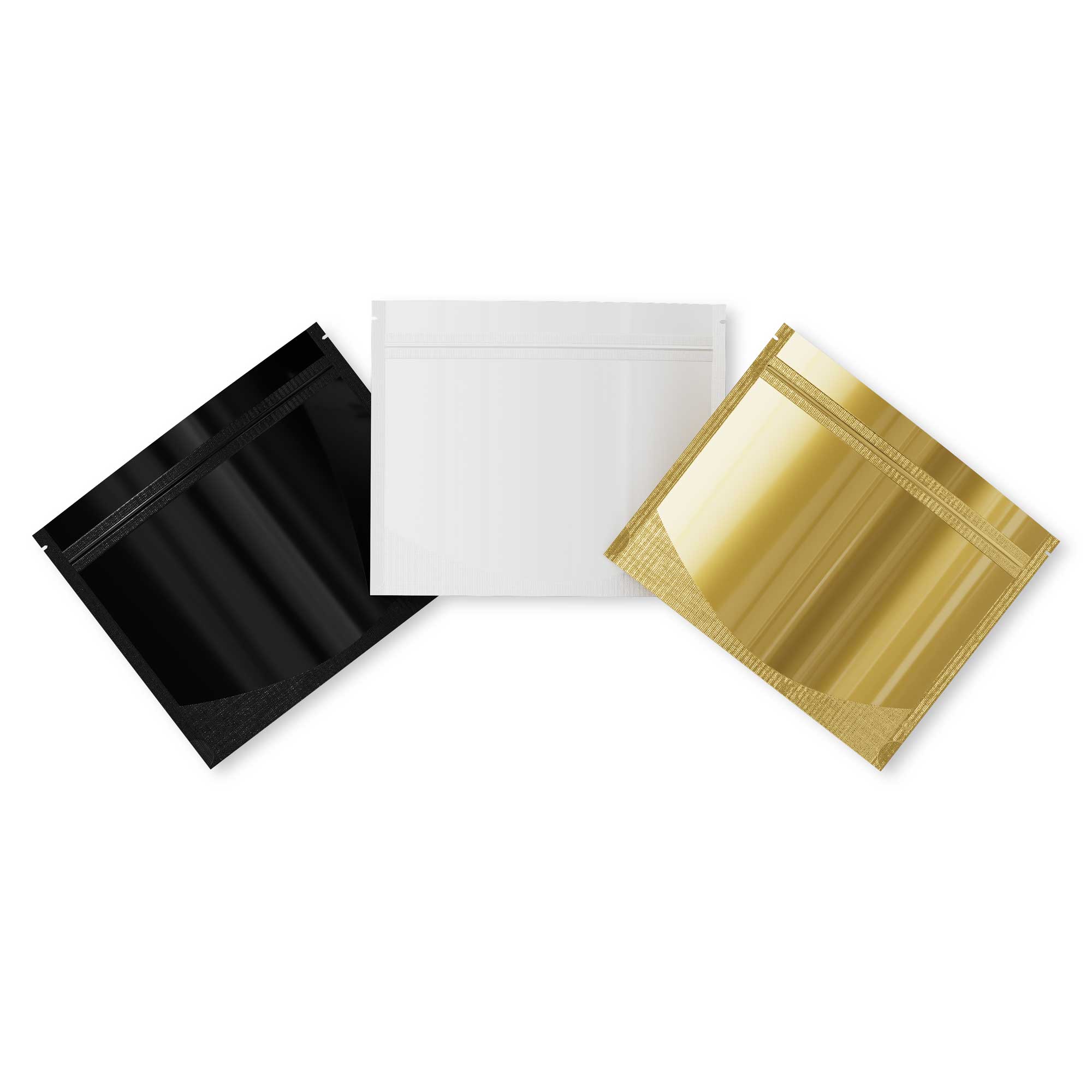 Customizable Double-Sided Glossy Horizontal Mylar Stand Up Customizable Double-Sided Glossy Horizontal Mylar Stand Up