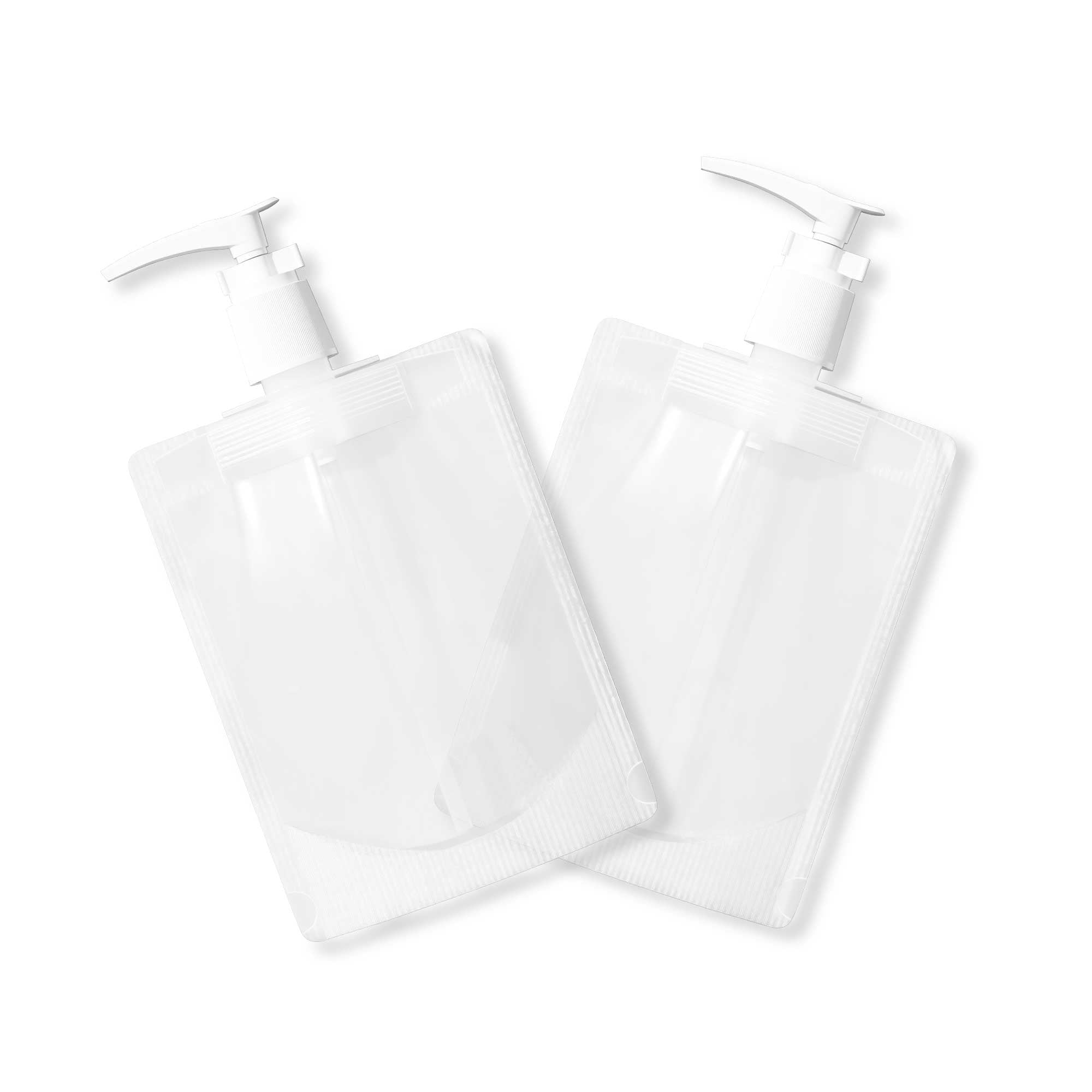 Customizable Frosted Translucent Beauty Stand Pouch