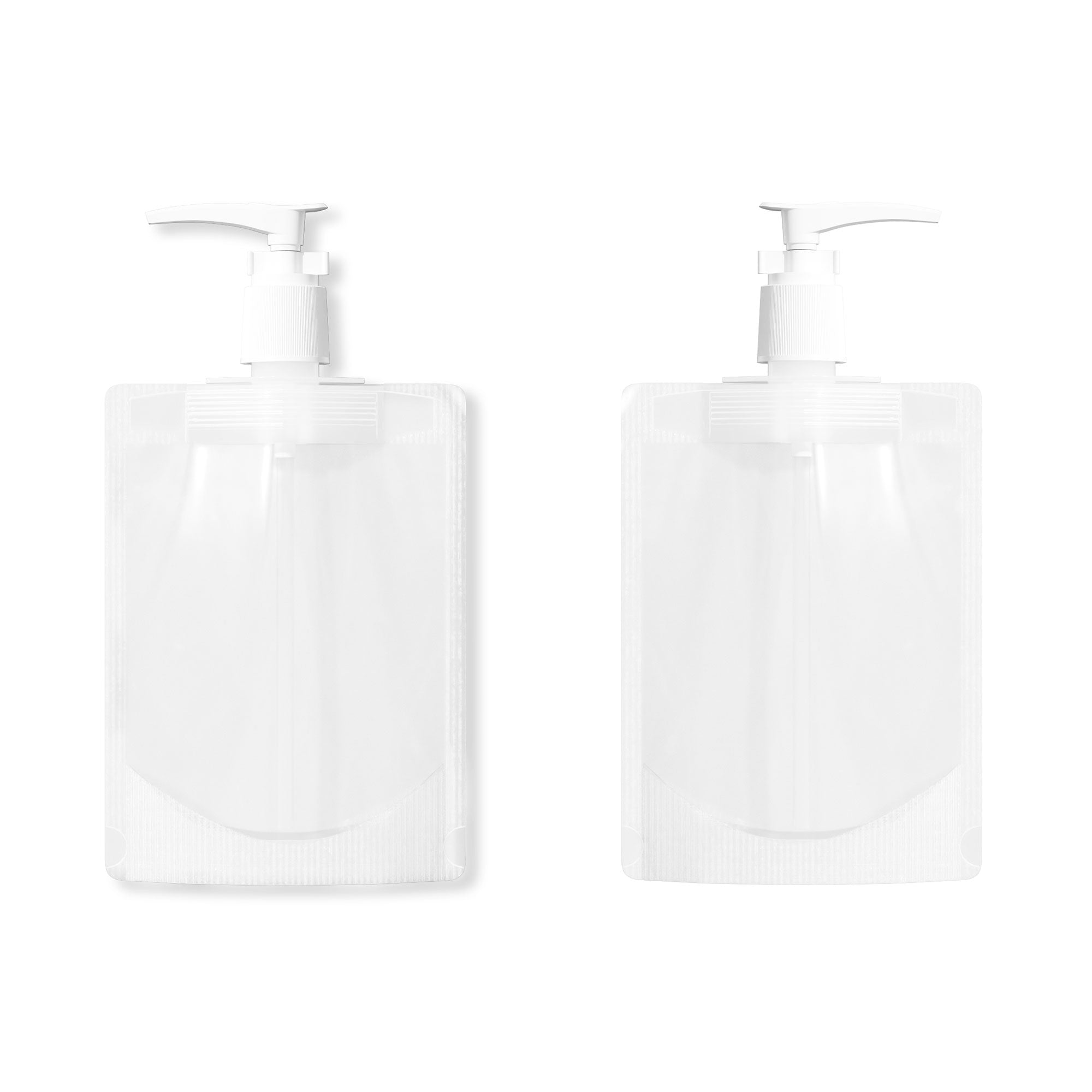 Customizable Frosted Translucent Beauty Stand Pouch Customizable Frosted Translucent Beauty Stand Pouch