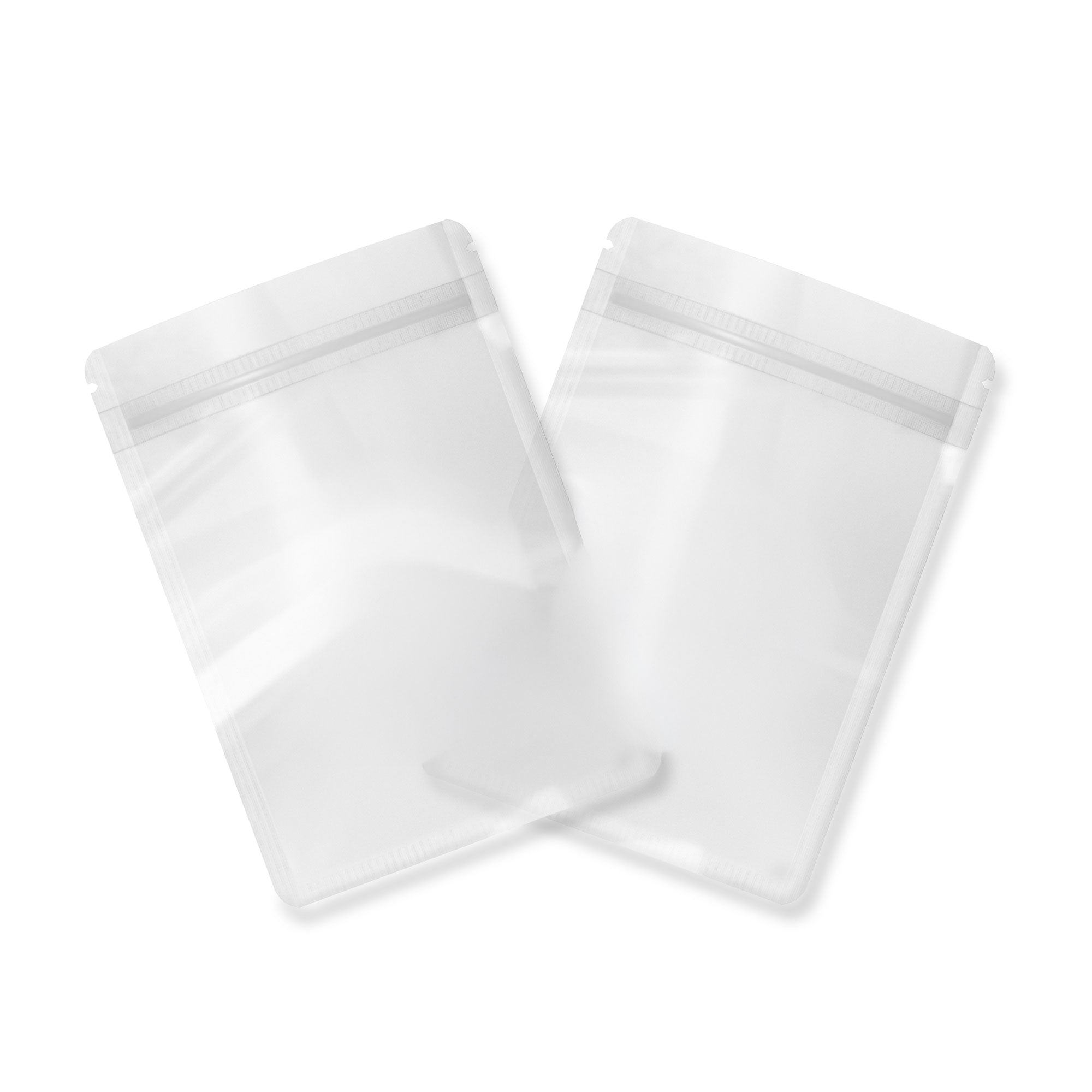 Customizable Frosted Translucent Polyethylene Flat Zipper
