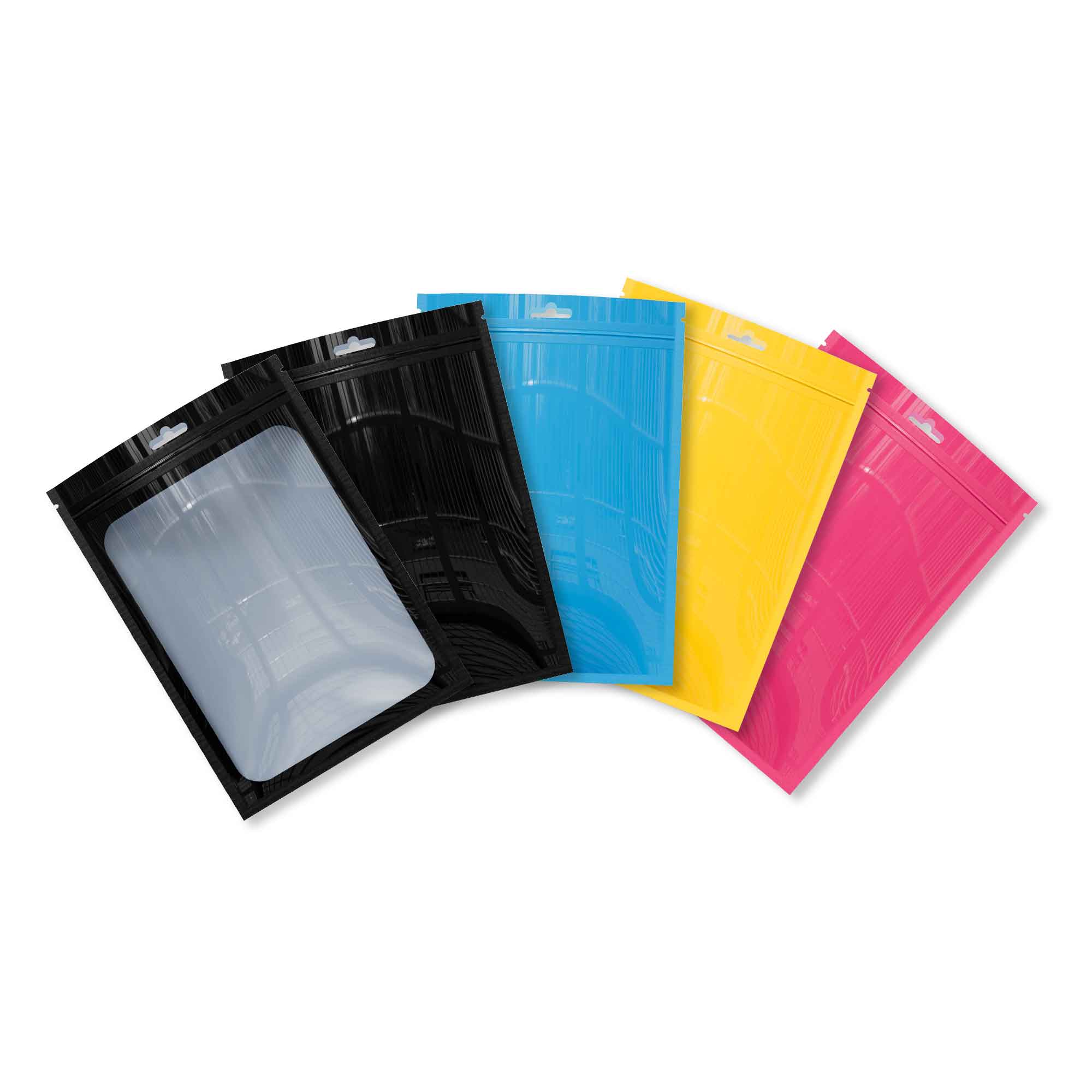 Customizable Glossy Bordered Clear Window Zipper Seal Customizable Glossy Bordered Clear Window Zipper Seal