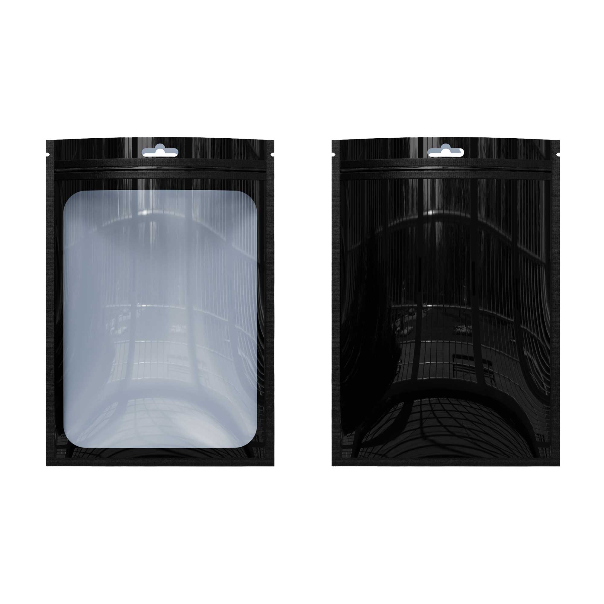 Customizable Glossy Bordered Clear Window Zipper Seal Customizable Glossy Bordered Clear Window Zipper Seal