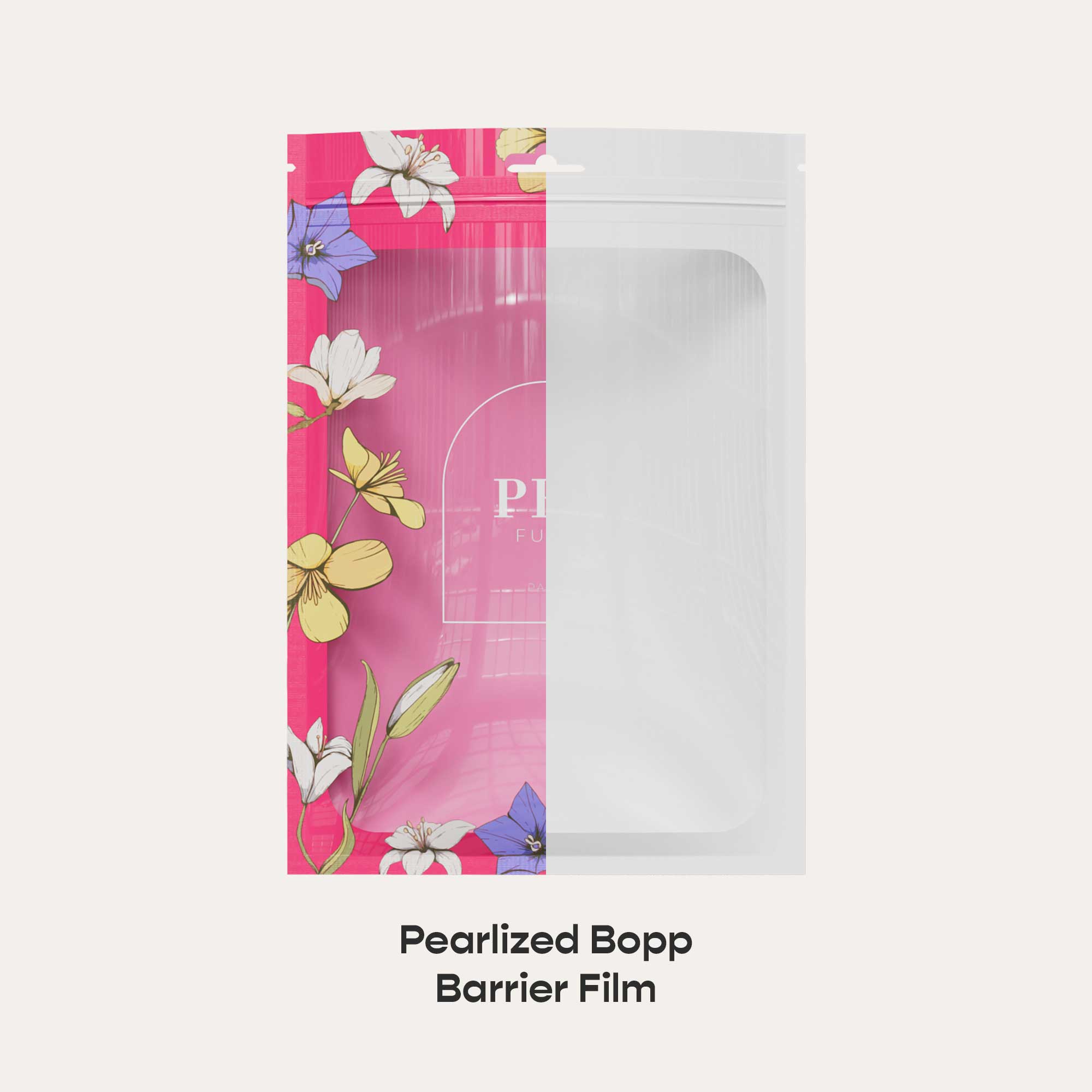 Customizable Glossy Bordered Window Zipper Seal Bags with Customizable Glossy Bordered Window Zipper Seal Bags with