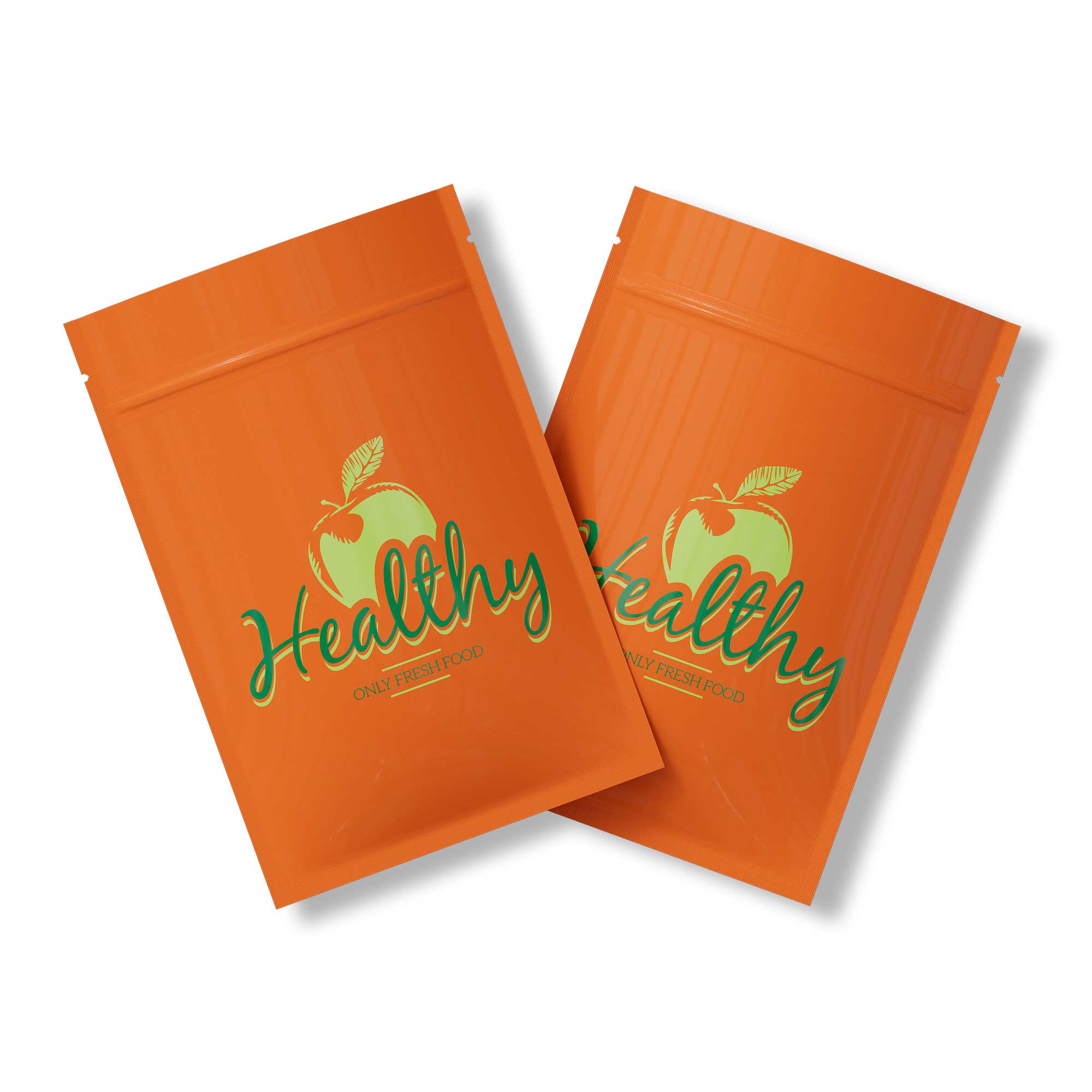 Customizable Glossy Double Sided Metallic Mylar Flat Zipper Customizable Glossy Double Sided Metallic Mylar Flat Zipper