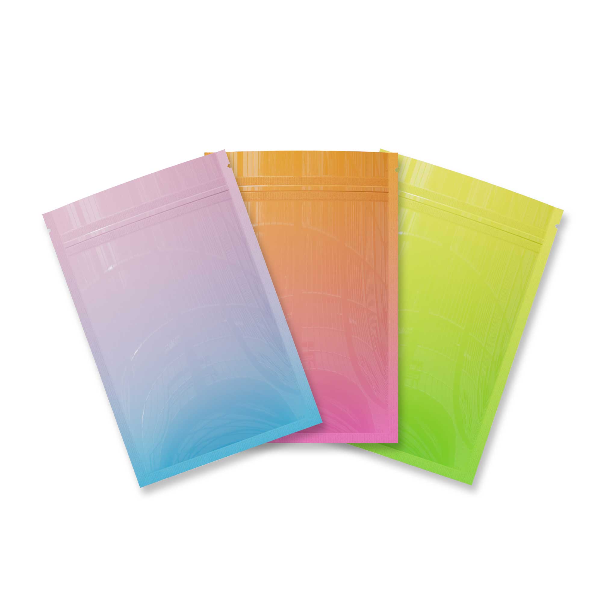 Glossy Double-Sided Two-Tone Ombre Gradient Mylar bag