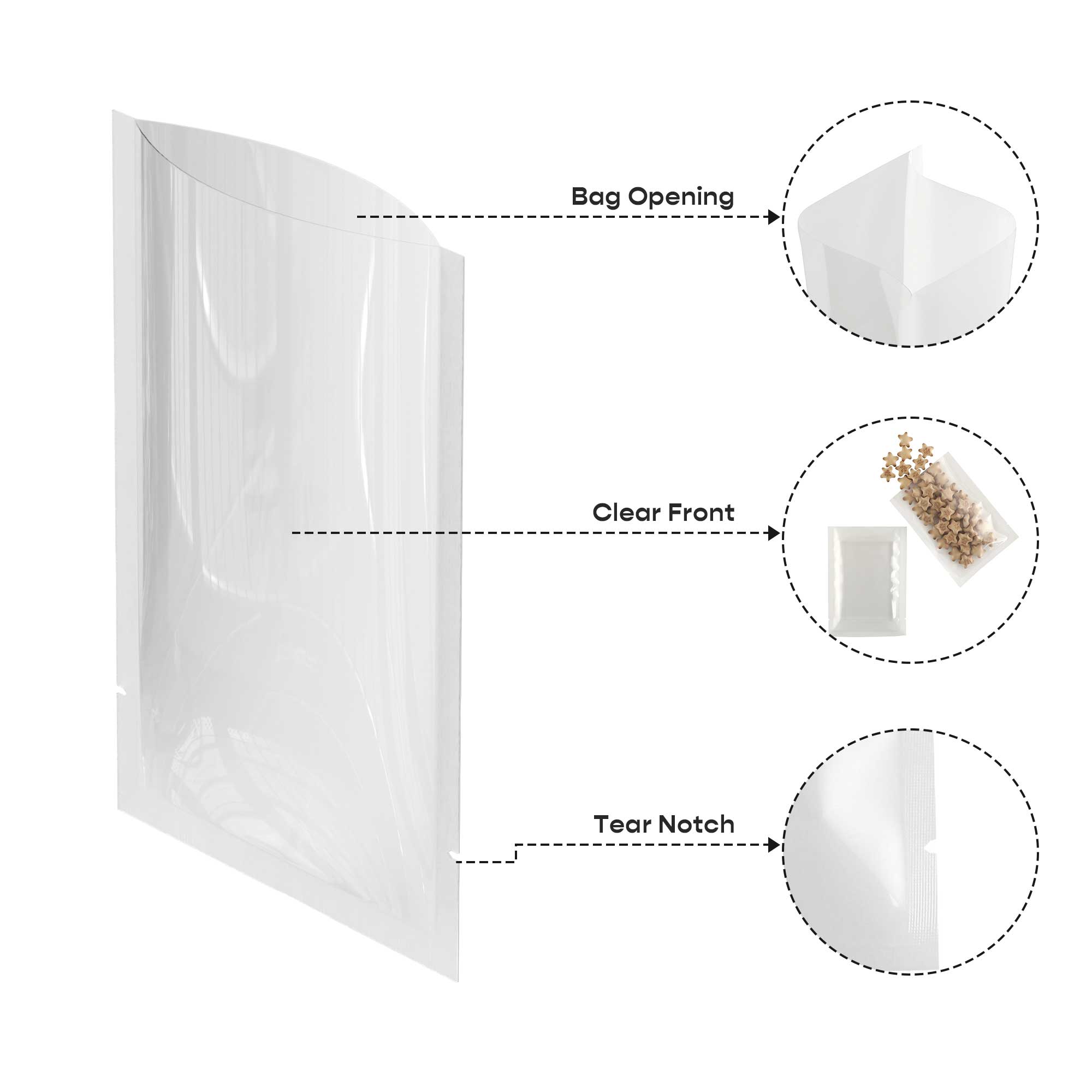Customizable Glossy Fantasy White Single Side Window Customizable Glossy Fantasy White Single Side Window