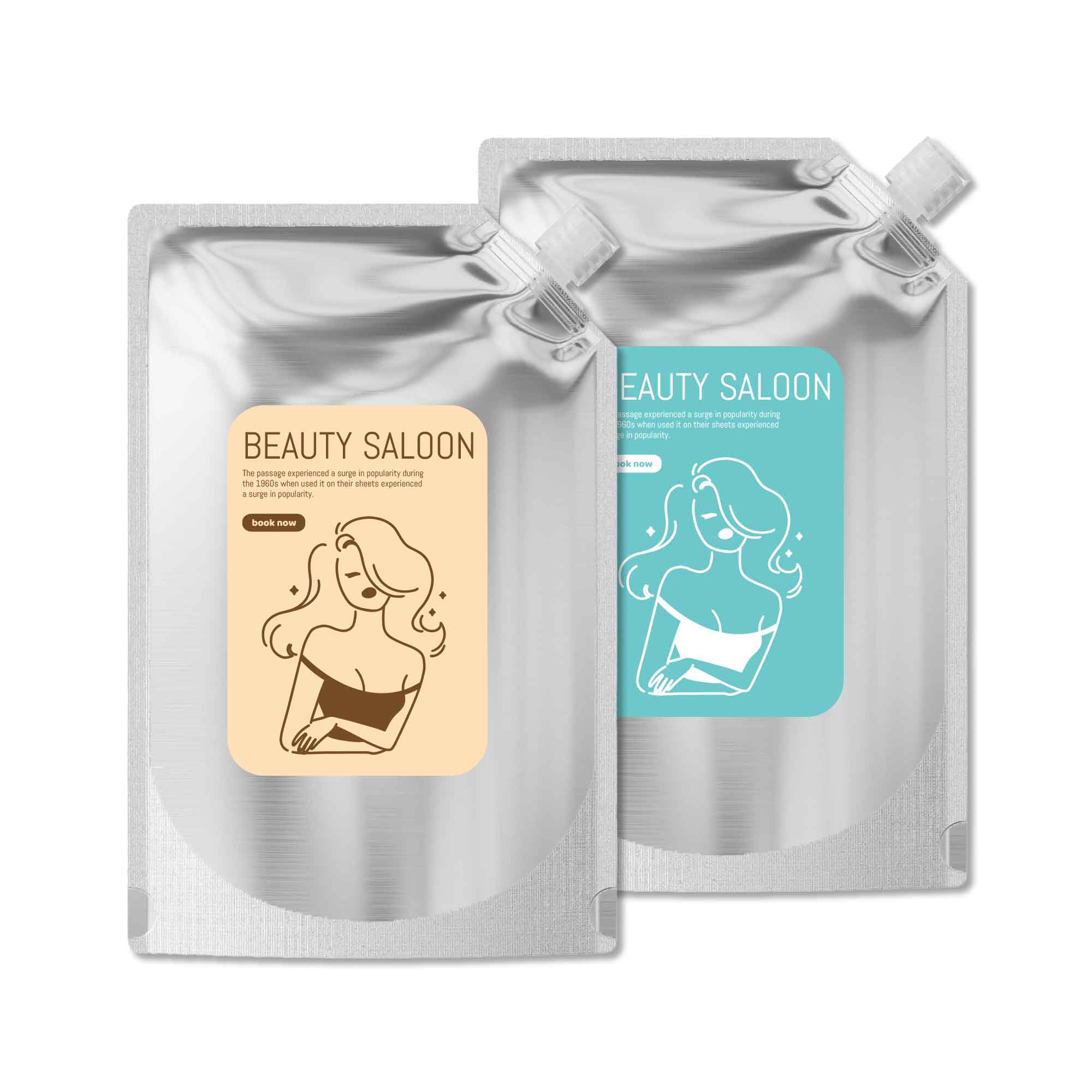 Customizable Glossy Iron Silver Bottle Pouch with Corner Customizable Glossy Iron Silver Bottle Pouch with Corner
