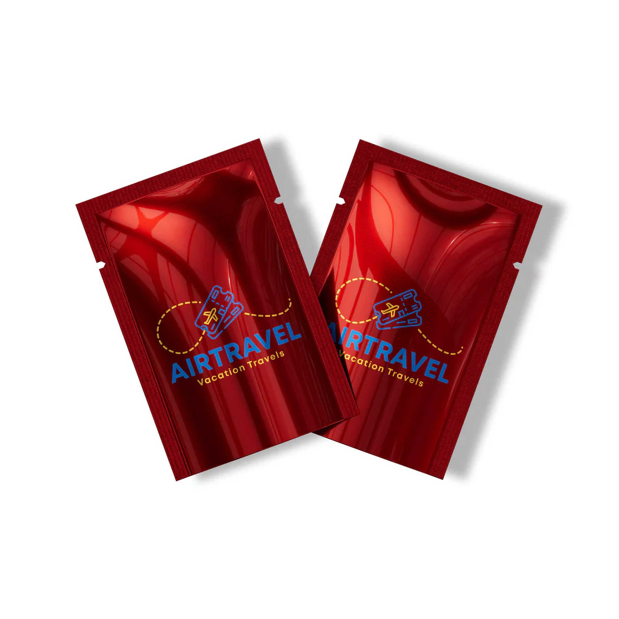 Customizable Glossy Mylar Foil Open Top Bags Customizable Glossy Mylar Foil Open Top Bags