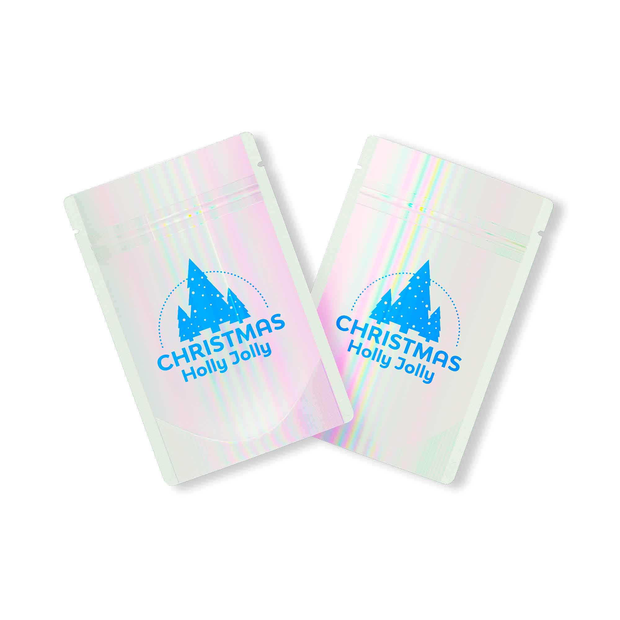 Customizable Half Diamond Holographic Stand Up Zipper Seal Customizable Half Diamond Holographic Stand Up Zipper Seal