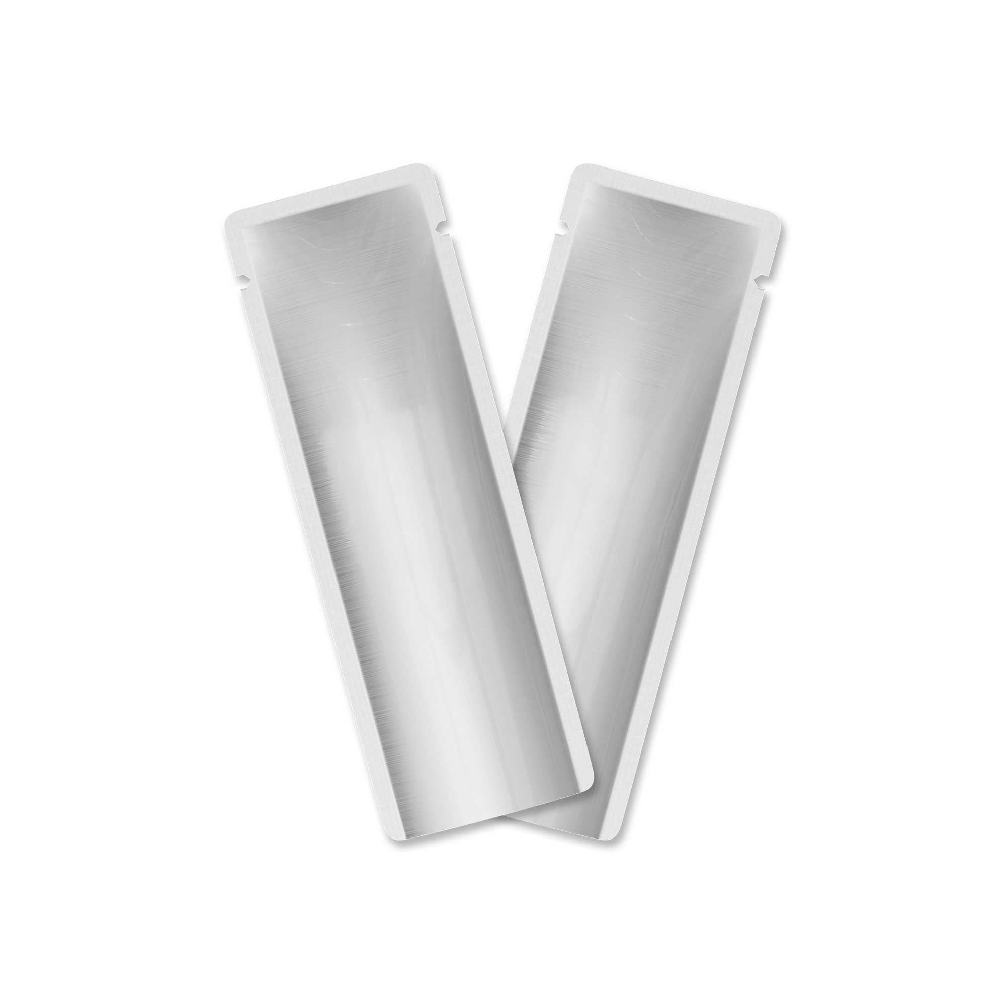 Customizable Iron Silver Aluminum Stick Pouches Bags with