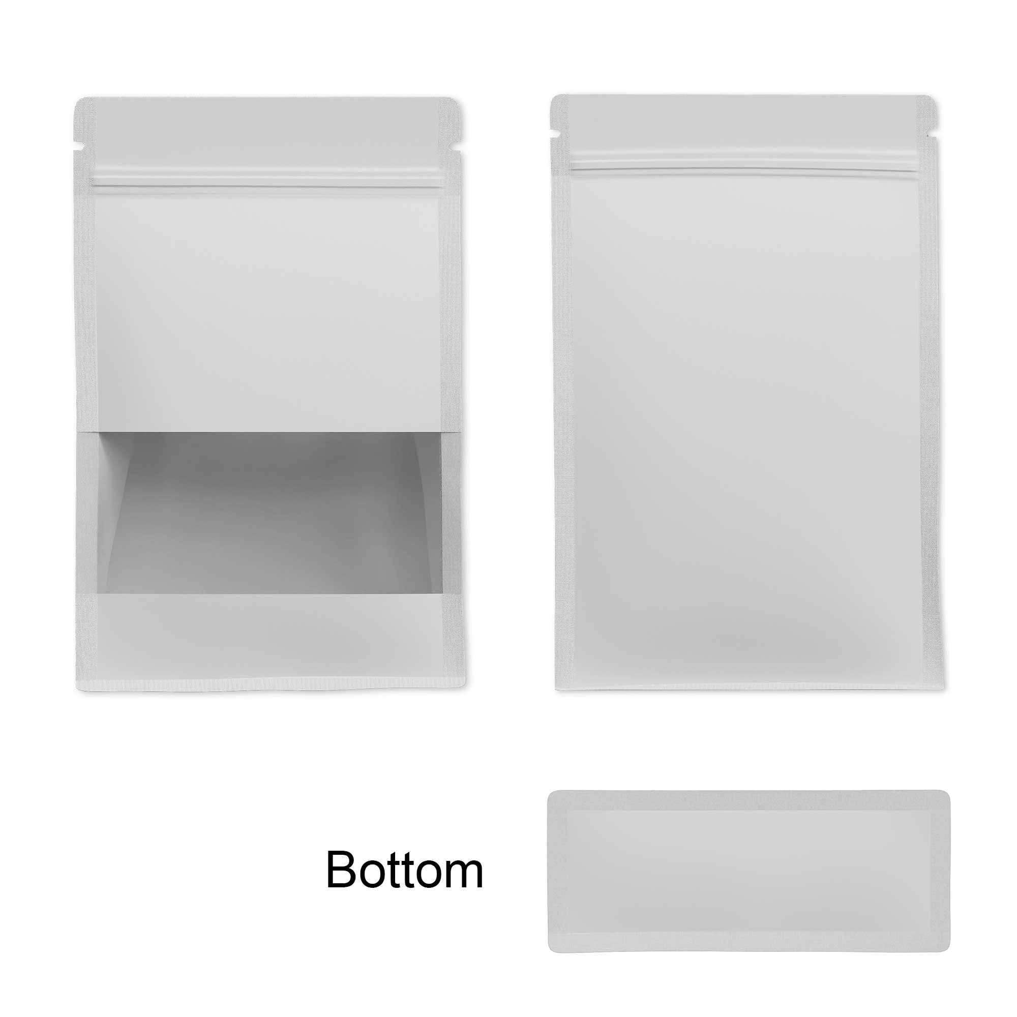 Customizable Kraft Paper Side Gusset with Translucent Window Customizable Kraft Paper Side Gusset with Translucent Window
