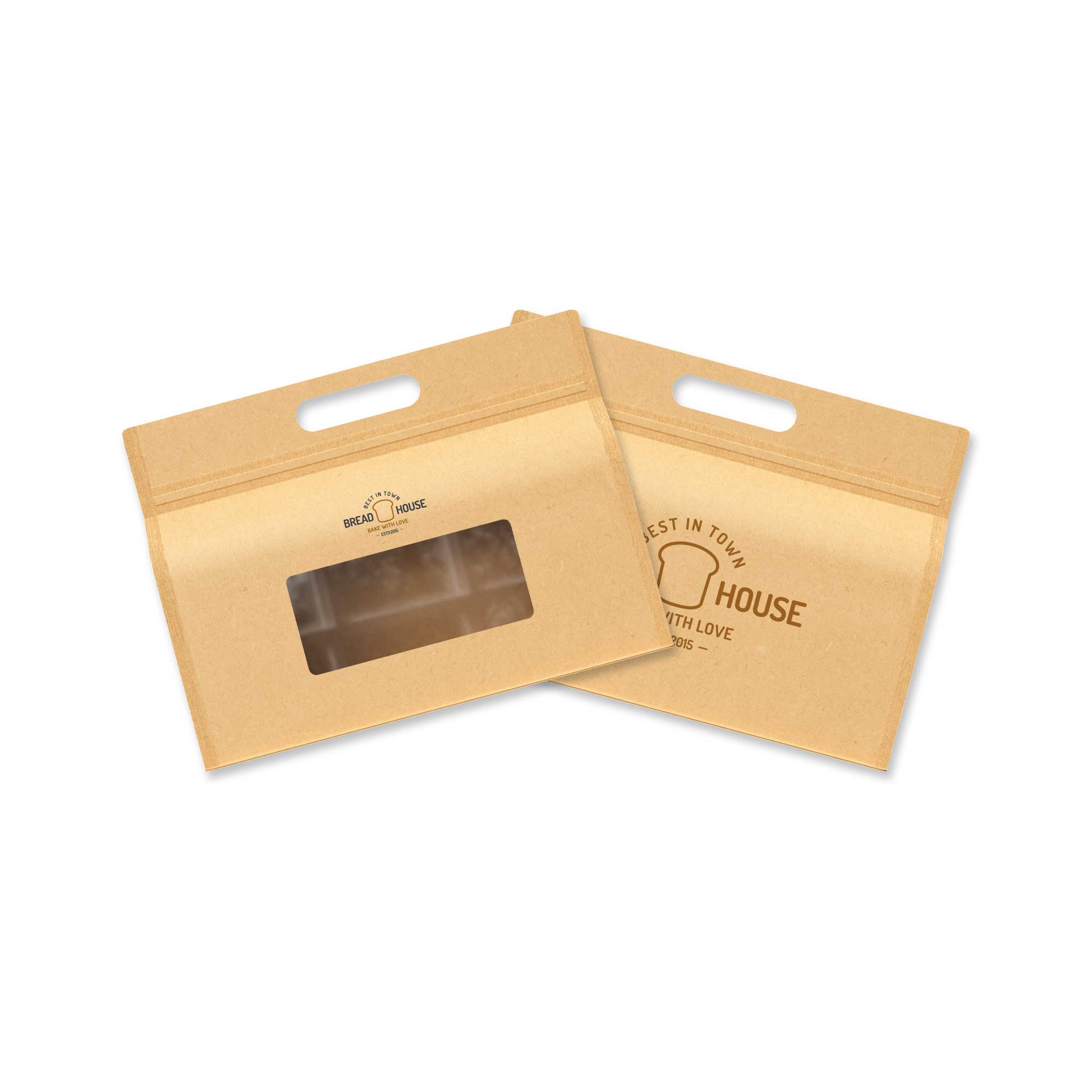 Customizable Krafty Brown Translucent Window Side Gusset Customizable Krafty Brown Translucent Window Side Gusset