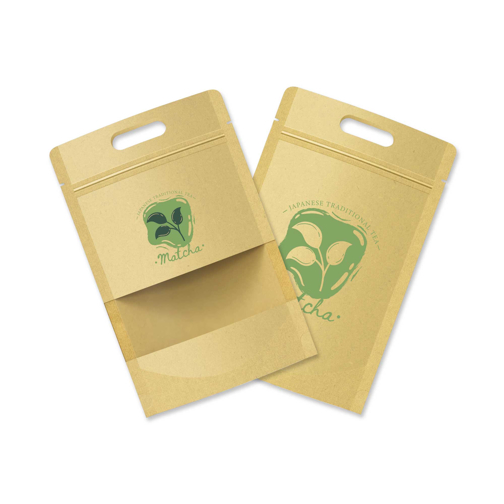 Customizable Krafty Brown Translucent Window Stand Up Zipper Customizable Krafty Brown Translucent Window Stand Up Zipper