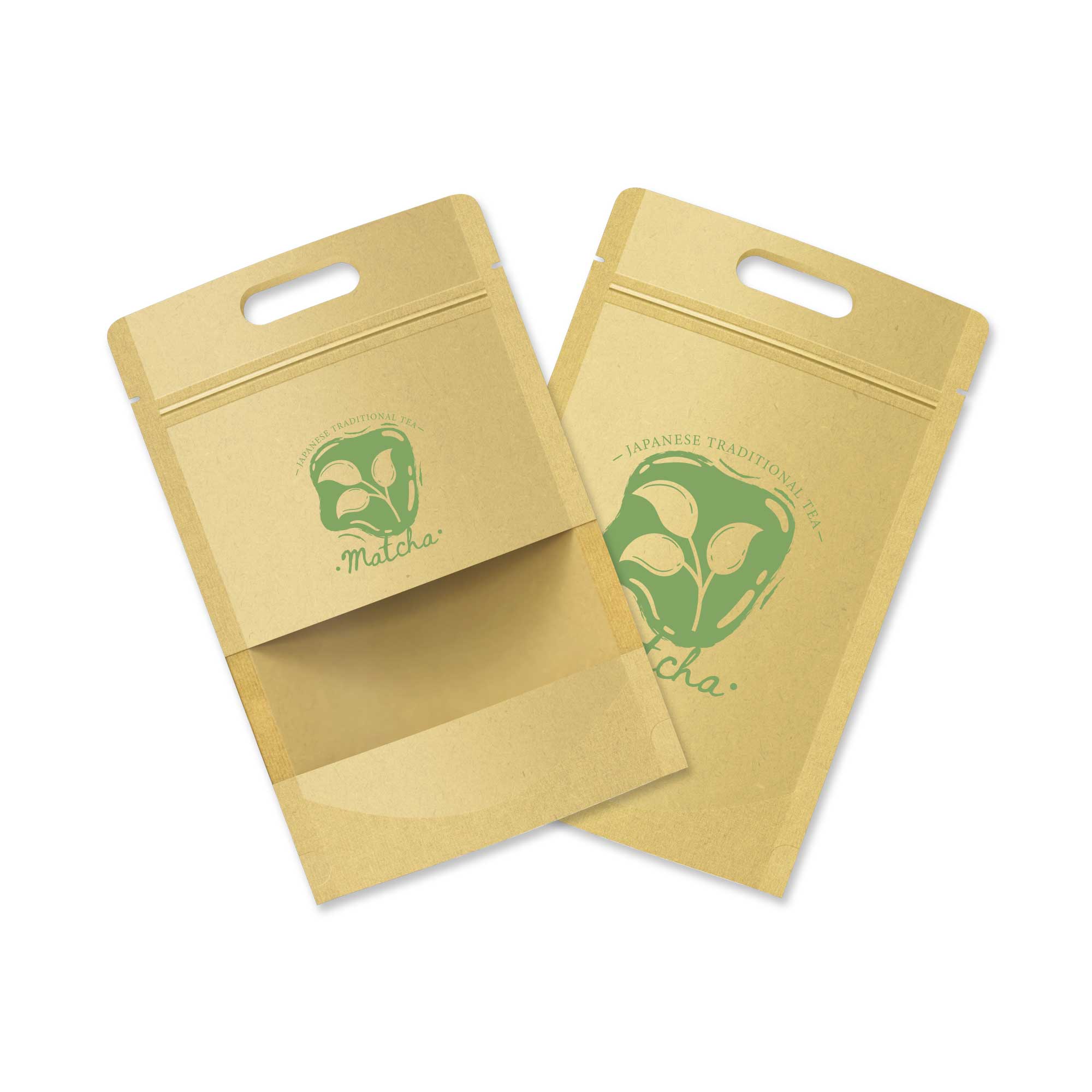 Customizable Krafty Brown Translucent Window Stand Up Zipper Customizable Krafty Brown Translucent Window Stand Up Zipper