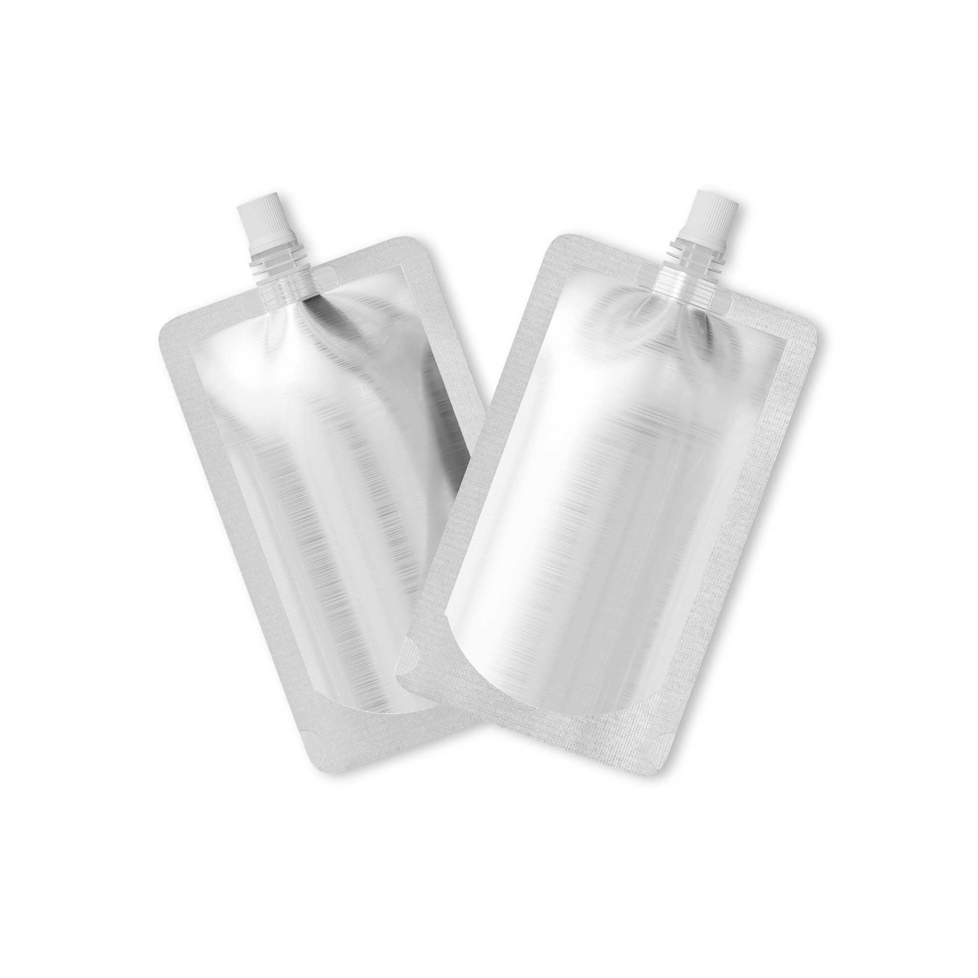 Customizable Matte Aluminum Bottle Pouch with Top Screw Cap