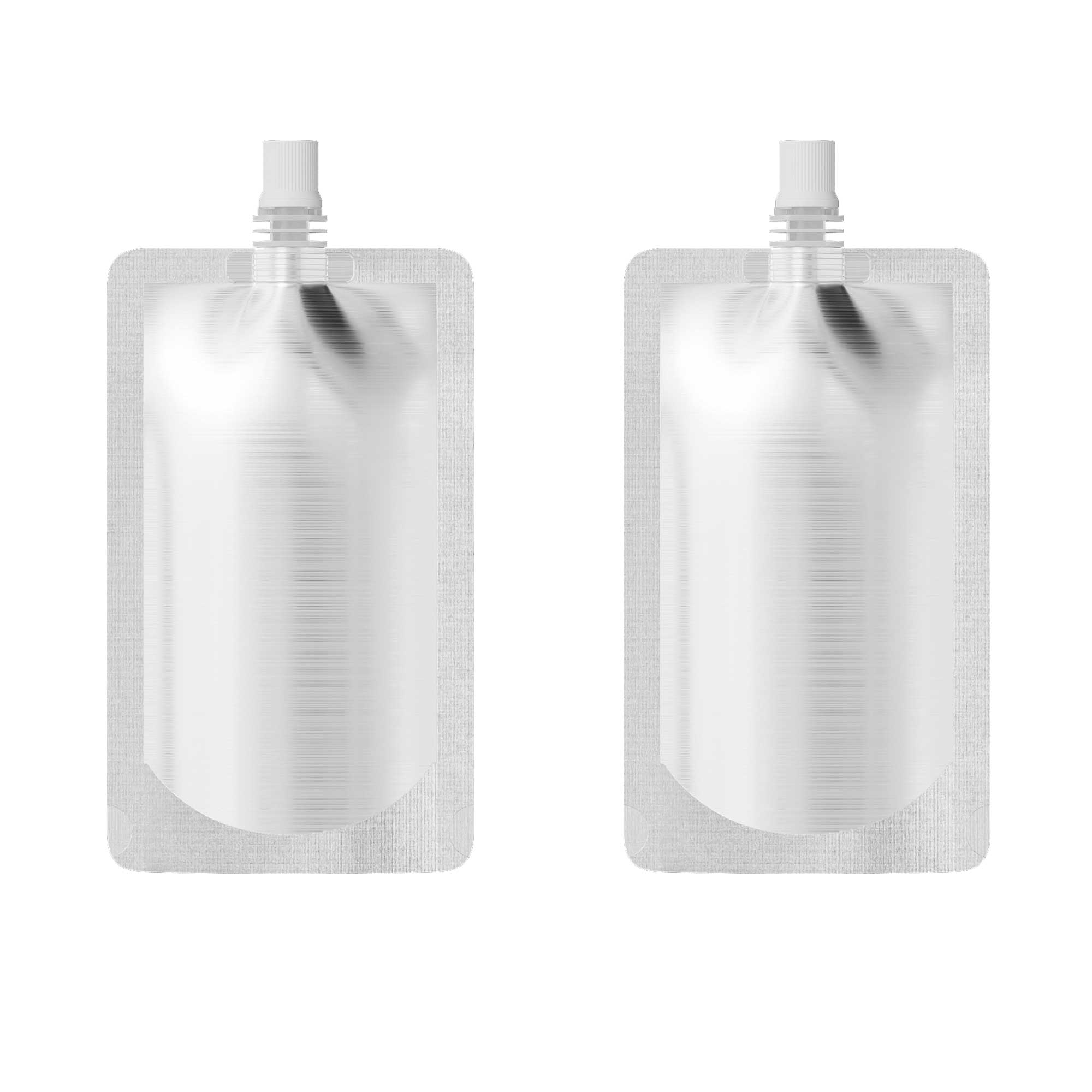 Customizable Matte Aluminum Bottle Pouch with Top Screw Cap Customizable Matte Aluminum Bottle Pouch with Top Screw Cap