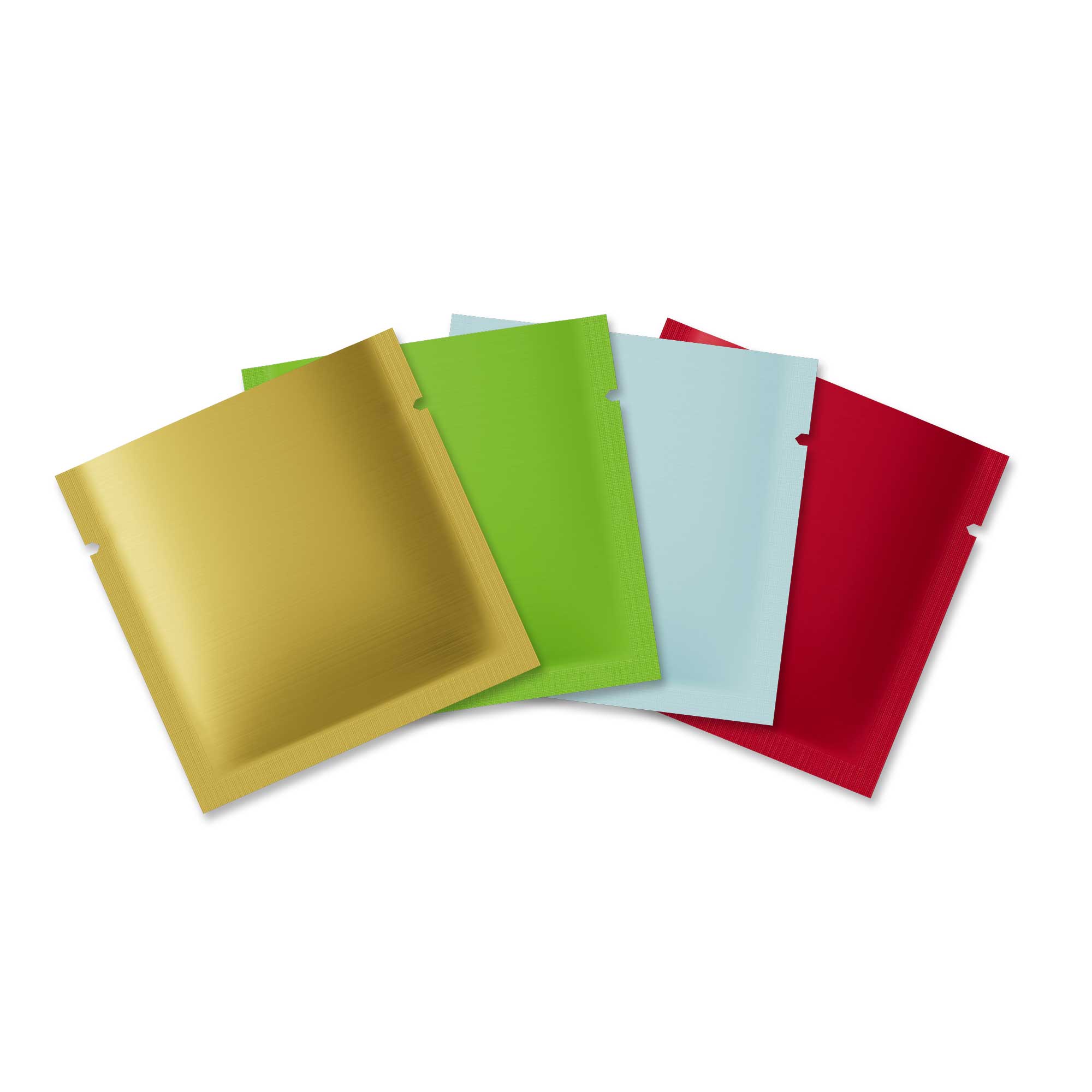 Customizable Matte Aluminum Foil Open Top Bags Customizable Matte Aluminum Foil Open Top Bags