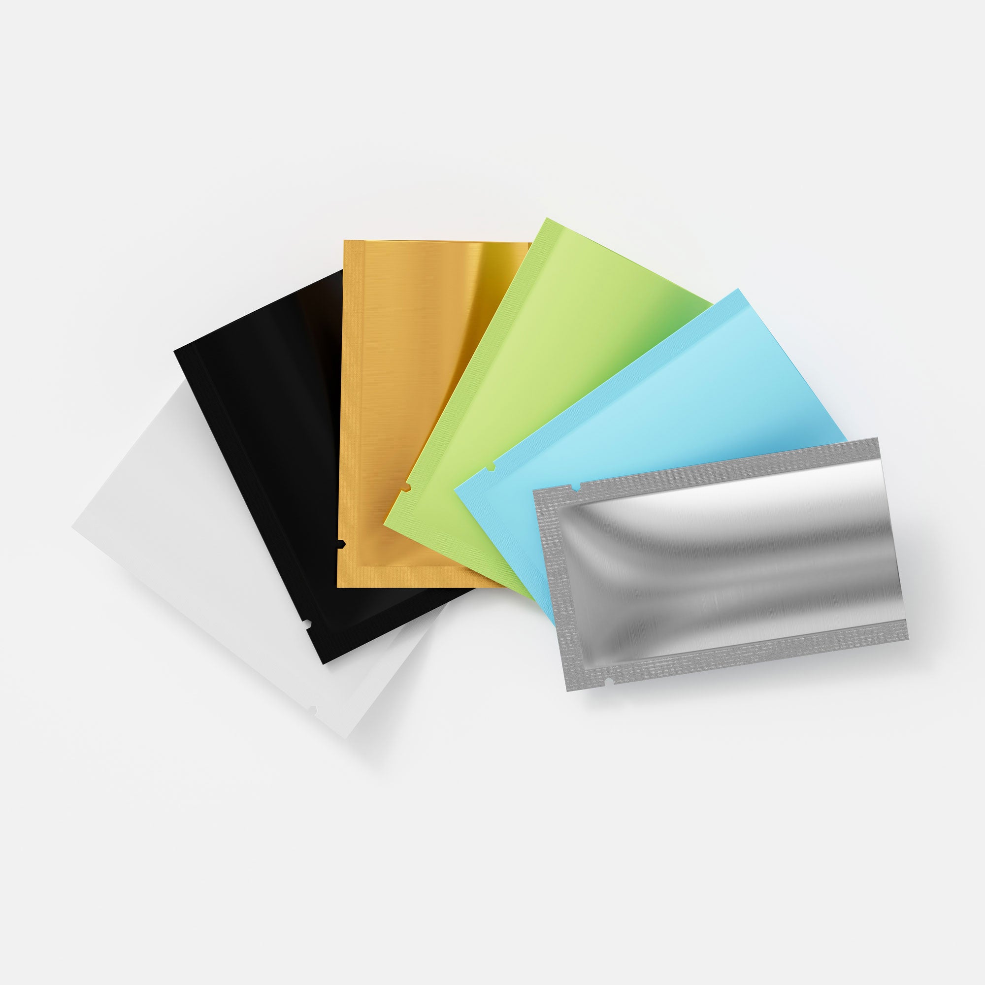 Customizable Matte Mylar Foil Open Top Bags Customizable Matte Mylar Foil Open Top Bags