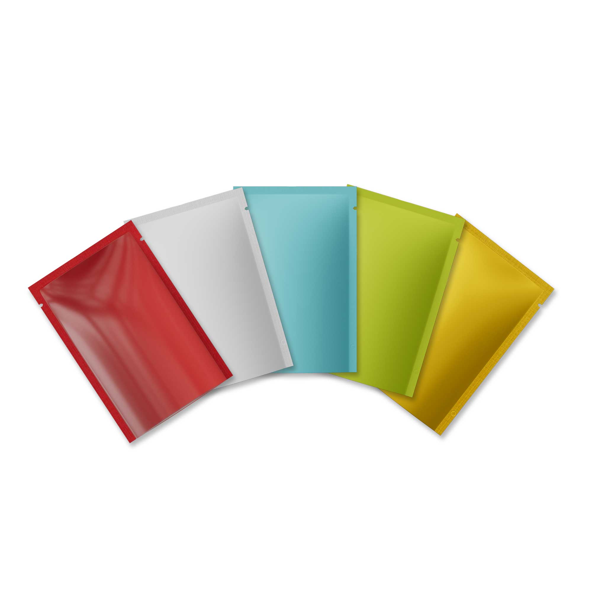 Customizable Matte Plastic Open Top Bags with Frosted Window