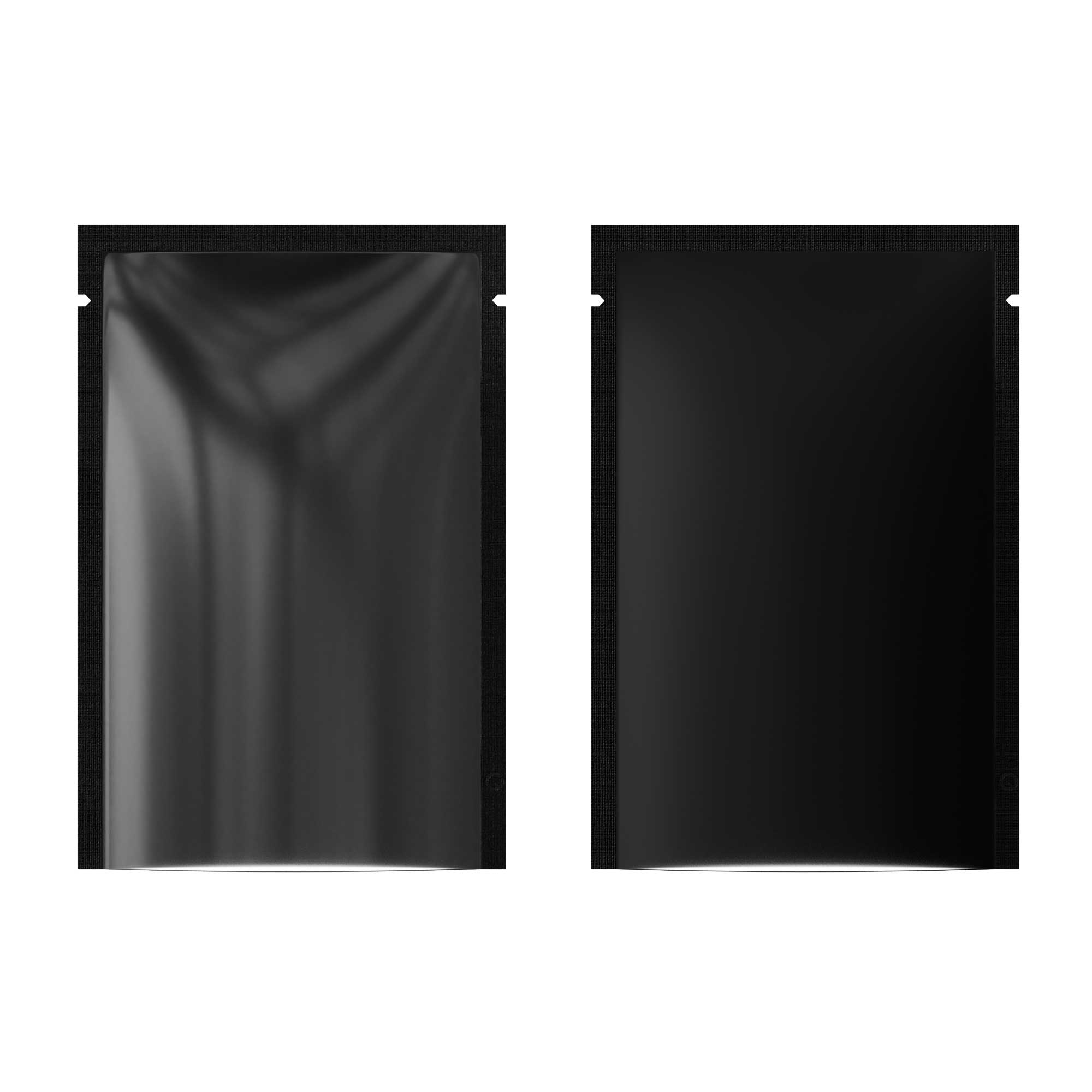 Customizable Matte Plastic Open Top Bags with Frosted Window Customizable Matte Plastic Open Top Bags with Frosted Window