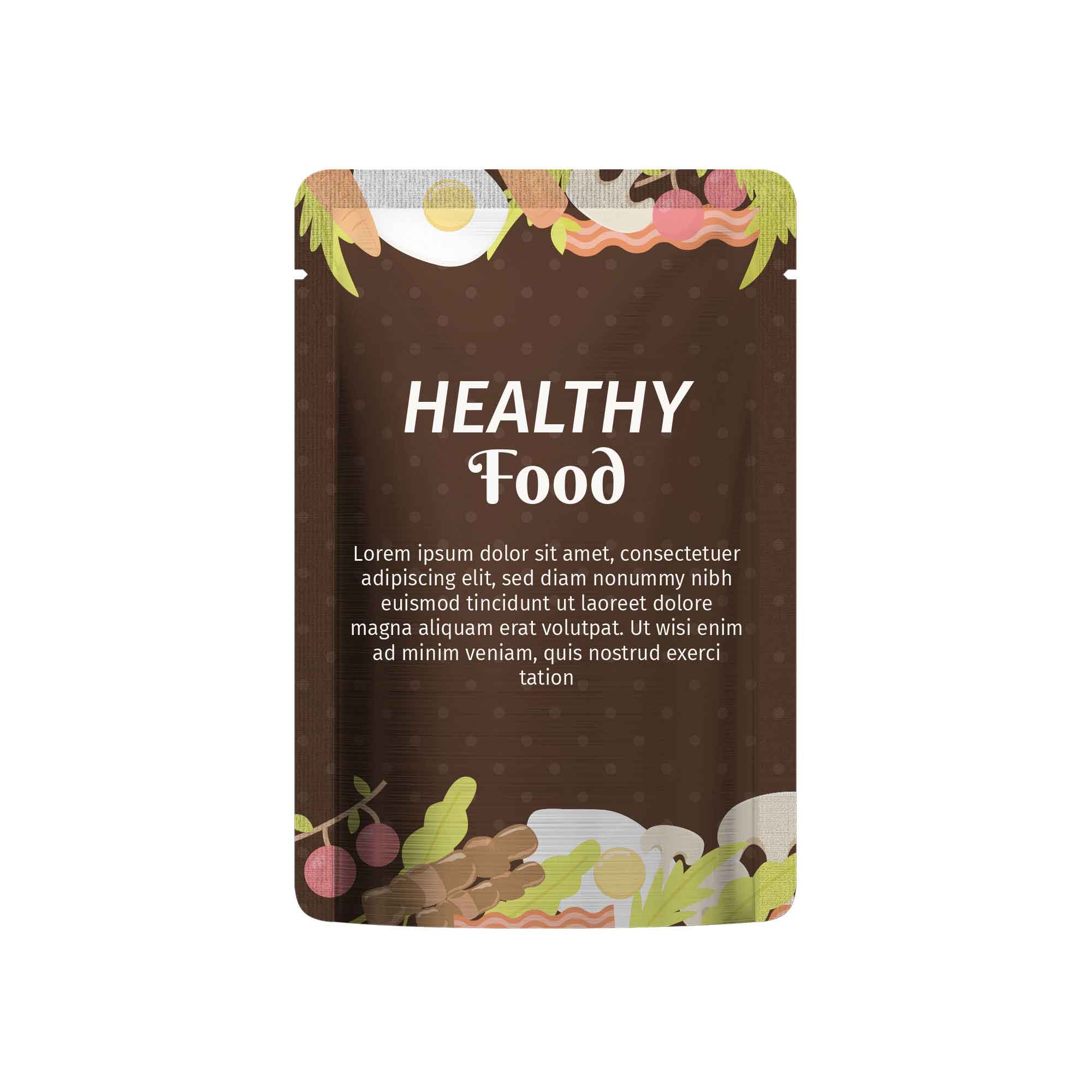 Customizable Open Top Packaging Bag - Reusable Storage Pouch