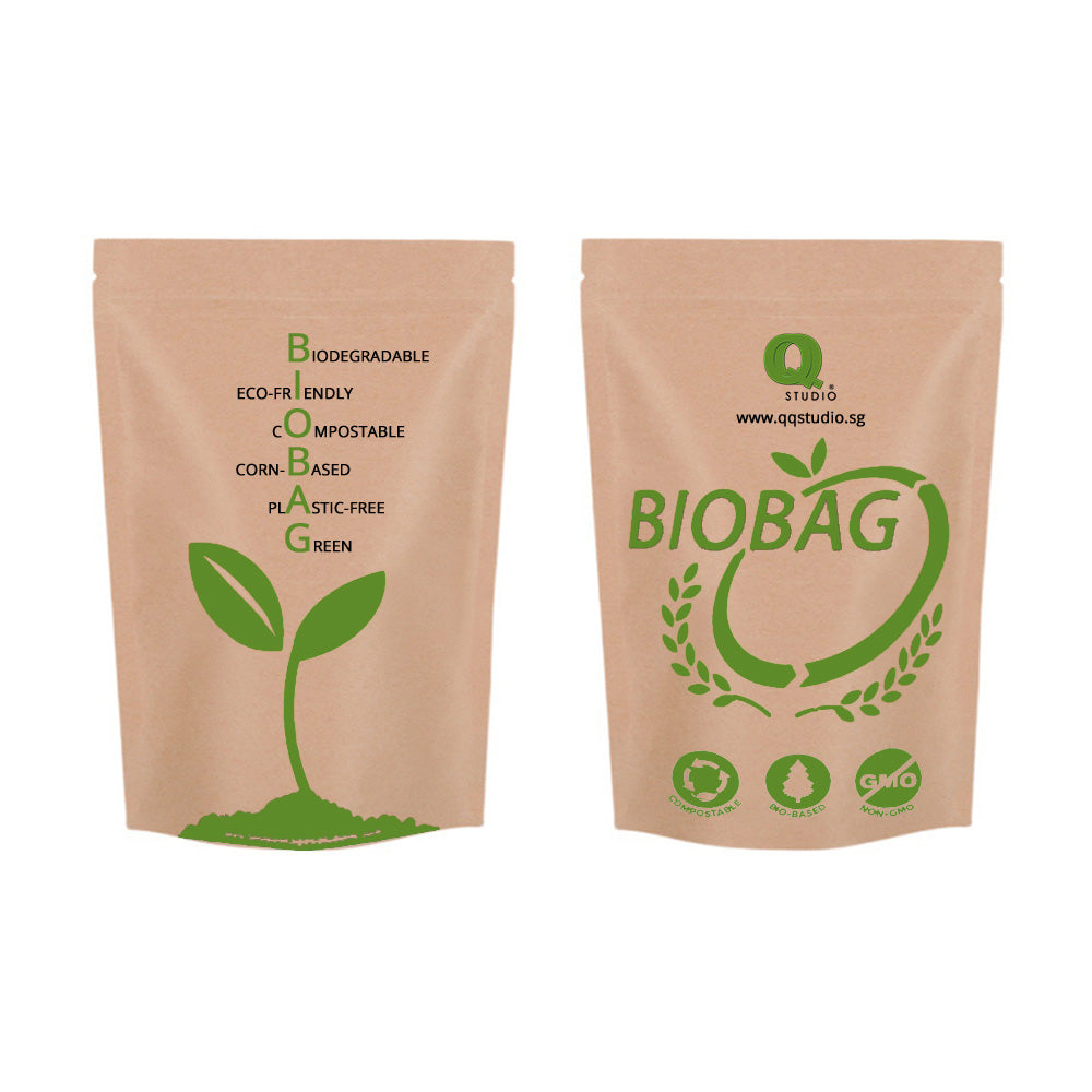 Customizable PLA 100% Compostable Recyclable Stand Up Bag Customizable PLA 100% Compostable Recyclable Stand Up Bag