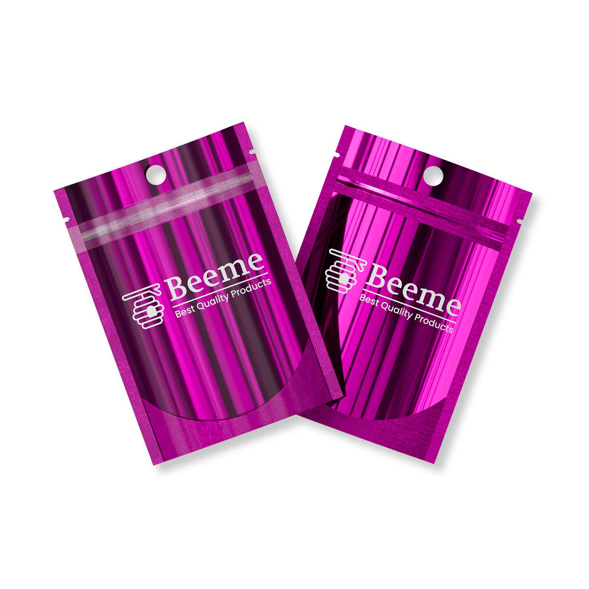 Customizable Single Side Glossy Color Metallic Mylar Stand Customizable Single Side Glossy Color Metallic Mylar Stand