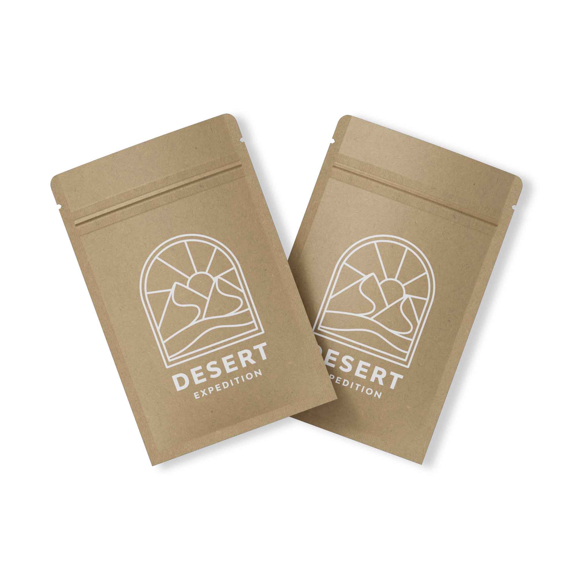 Customizable Vintage Brown Double Sided Kraft Flat Zipper Customizable Vintage Brown Double Sided Kraft Flat Zipper