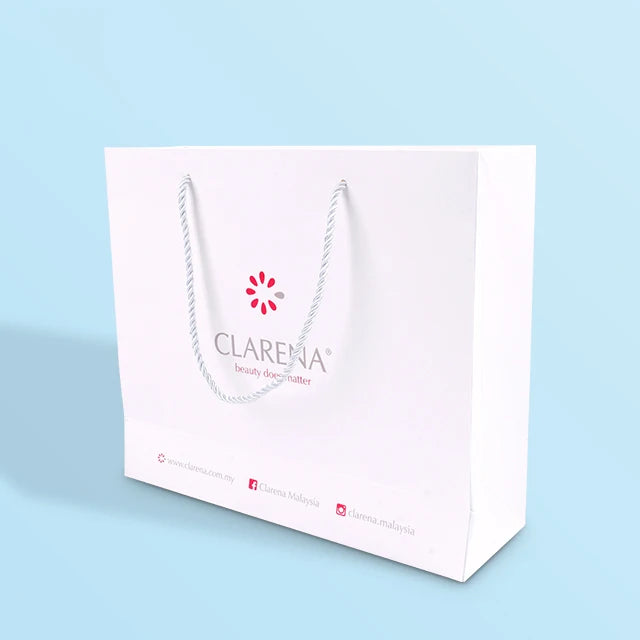 Customized Price Luxury Art Paper Gift Bag White Customized Price Luxury Art Paper Gift Bag White