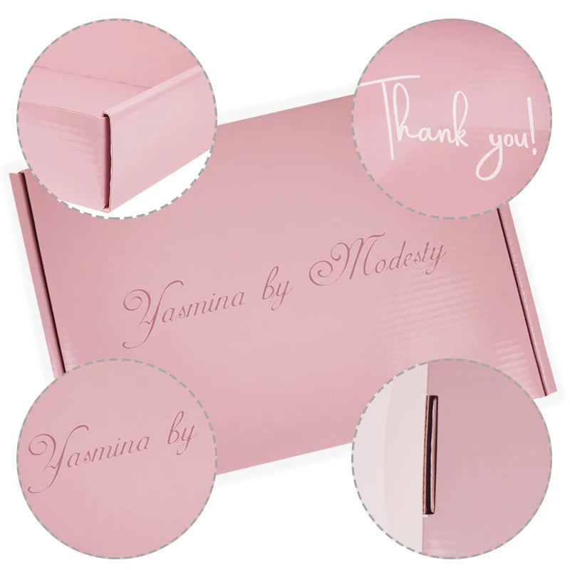 Customized Pink Gloss Lamination Shipping Packaging Box Customized Pink Gloss Lamination Shipping Packaging Box