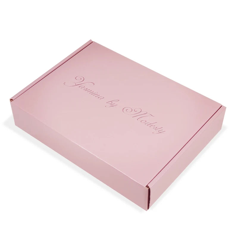 Customized Pink Gloss Lamination Shipping Packaging Box Customized Pink Gloss Lamination Shipping Packaging Box