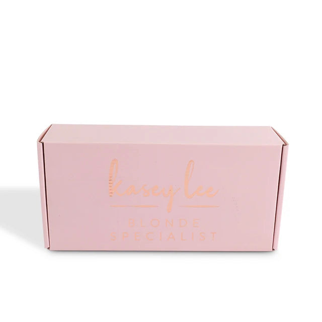 Customized Pink Shipping Packaging Box Embossing Matt Customized Pink Shipping Packaging Box Embossing Matt