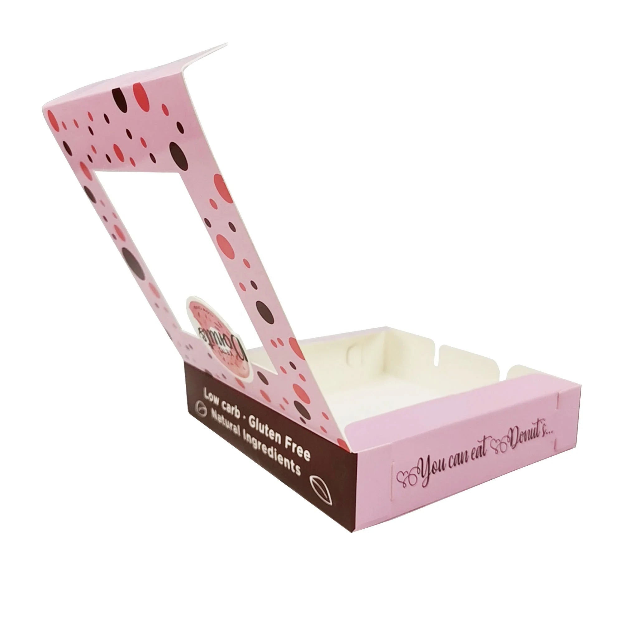 Customized Printing Bakery Donuts Take Away Sweet Box Paper Customized Printing Bakery Donuts Take Away Sweet Box Paper