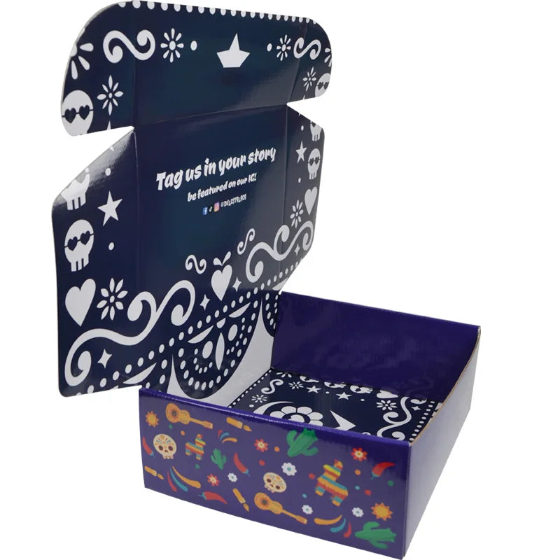 Customized Skull Design Purple Base Gloss Lamination Customized Skull Design Purple Base Gloss Lamination