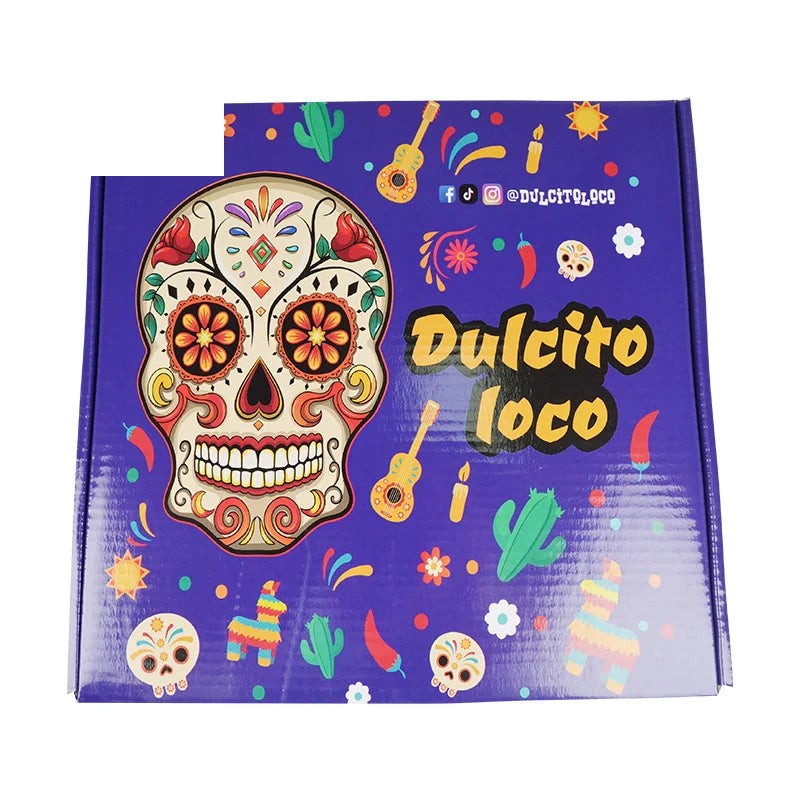 Customized Skull Design Purple Base Gloss Lamination Customized Skull Design Purple Base Gloss Lamination