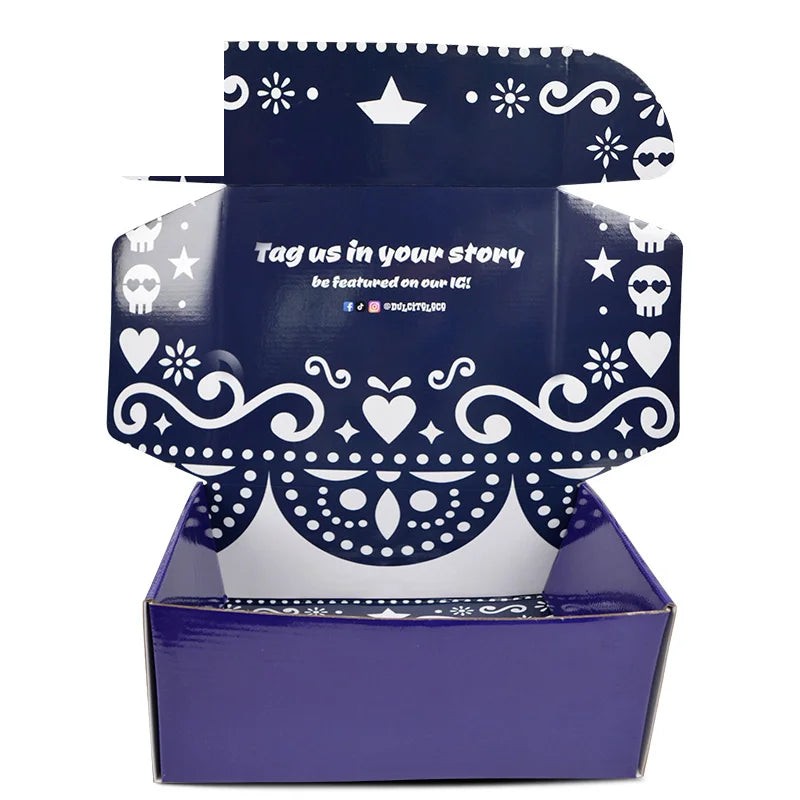 Customized Skull Design Purple Base Gloss Lamination Customized Skull Design Purple Base Gloss Lamination