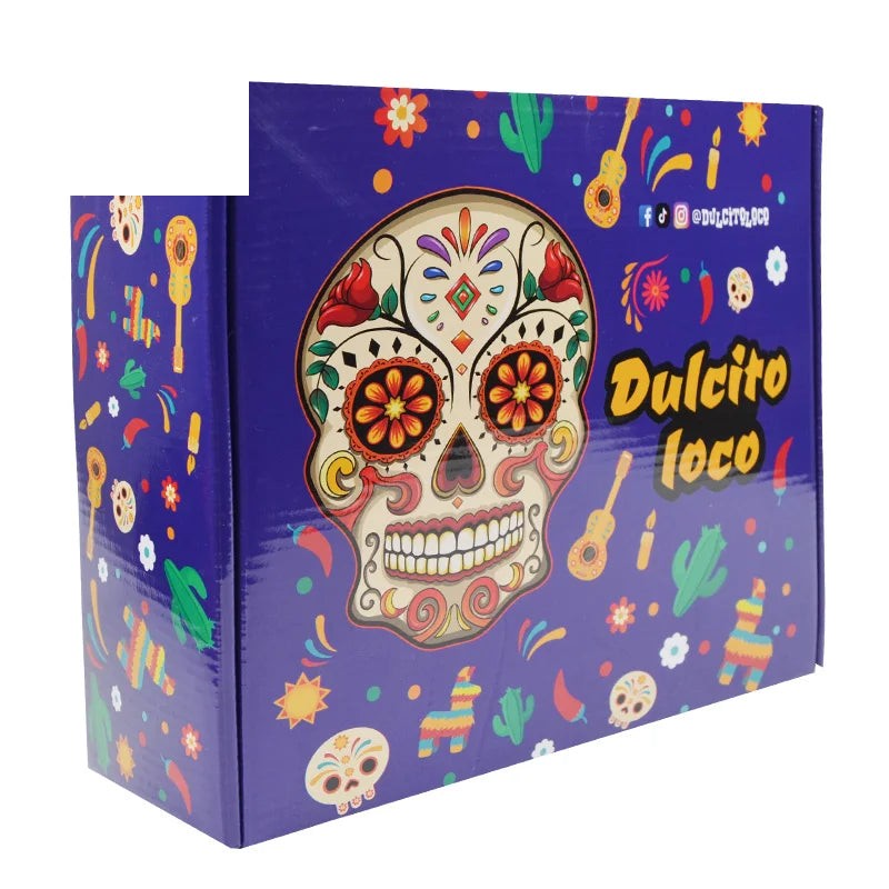 Customized Skull Design Purple Base Gloss Lamination Customized Skull Design Purple Base Gloss Lamination