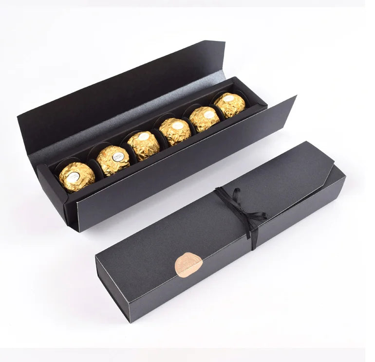 Delicate Customized Chocolate Gift White Card Delicate Customized Chocolate Gift White Card