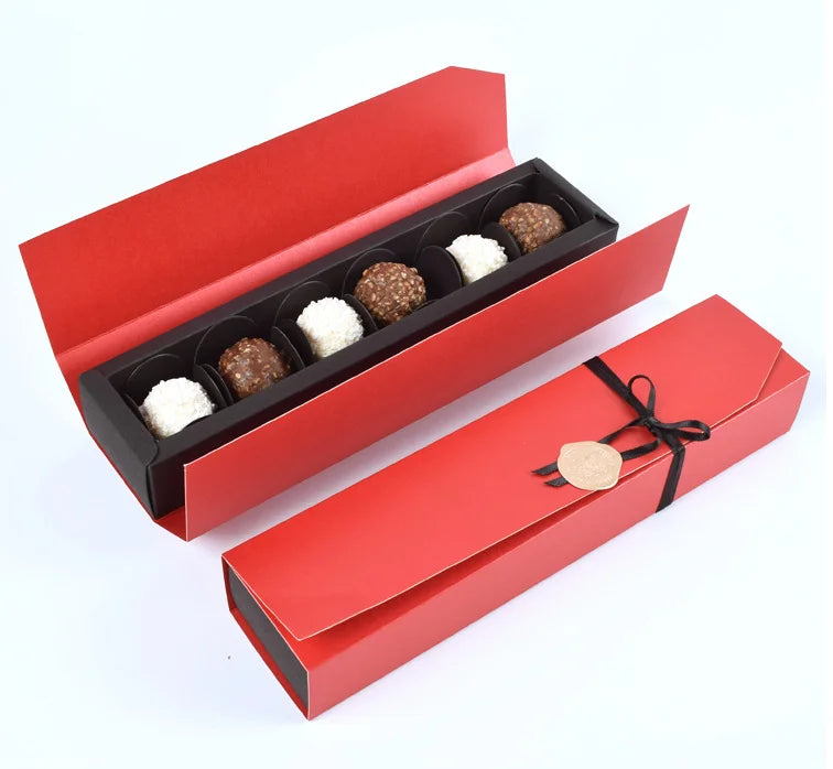 Delicate Customized Chocolate Gift White Card Delicate Customized Chocolate Gift White Card