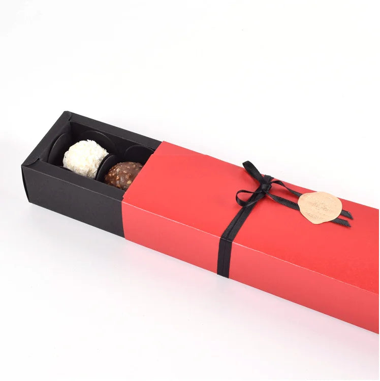 Delicate Customized Chocolate Gift White Card Delicate Customized Chocolate Gift White Card