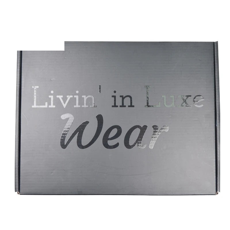 Double Black UV Spot Logo Shipping Packaging Box Recycled Double Black UV Spot Logo Shipping Packaging Box Recycled