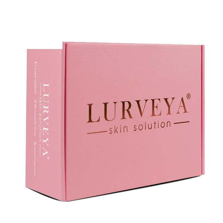 Double Pink Corrugated Board Shipping Packaging Box Matte