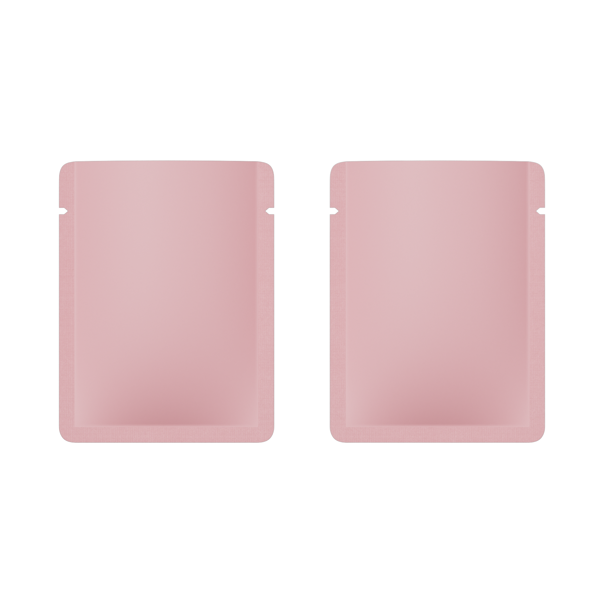 Double-Sided Matte Birthday Pink Aluminum Open Bottom Sample