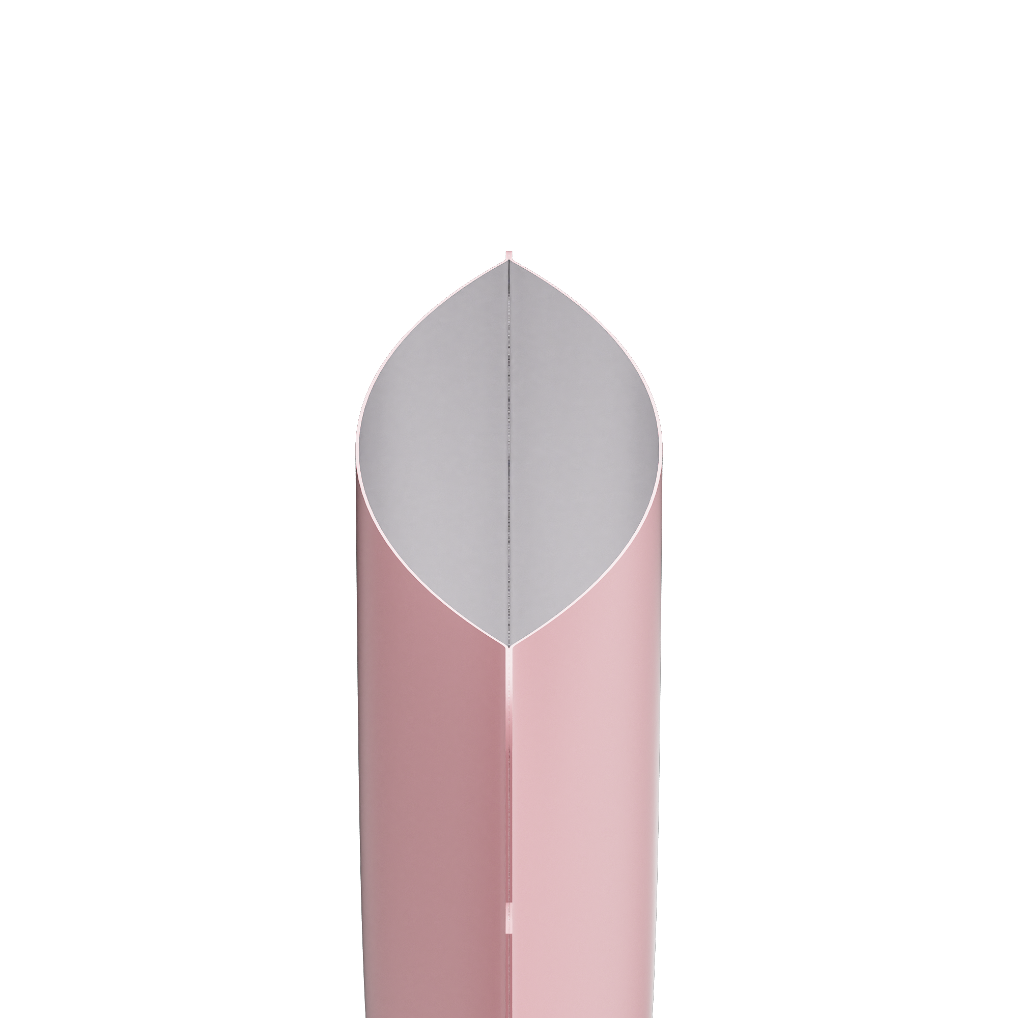 Double-Sided Matte Birthday Pink Aluminum Open Bottom Sample Double-Sided Matte Birthday Pink Aluminum Open Bottom Sample